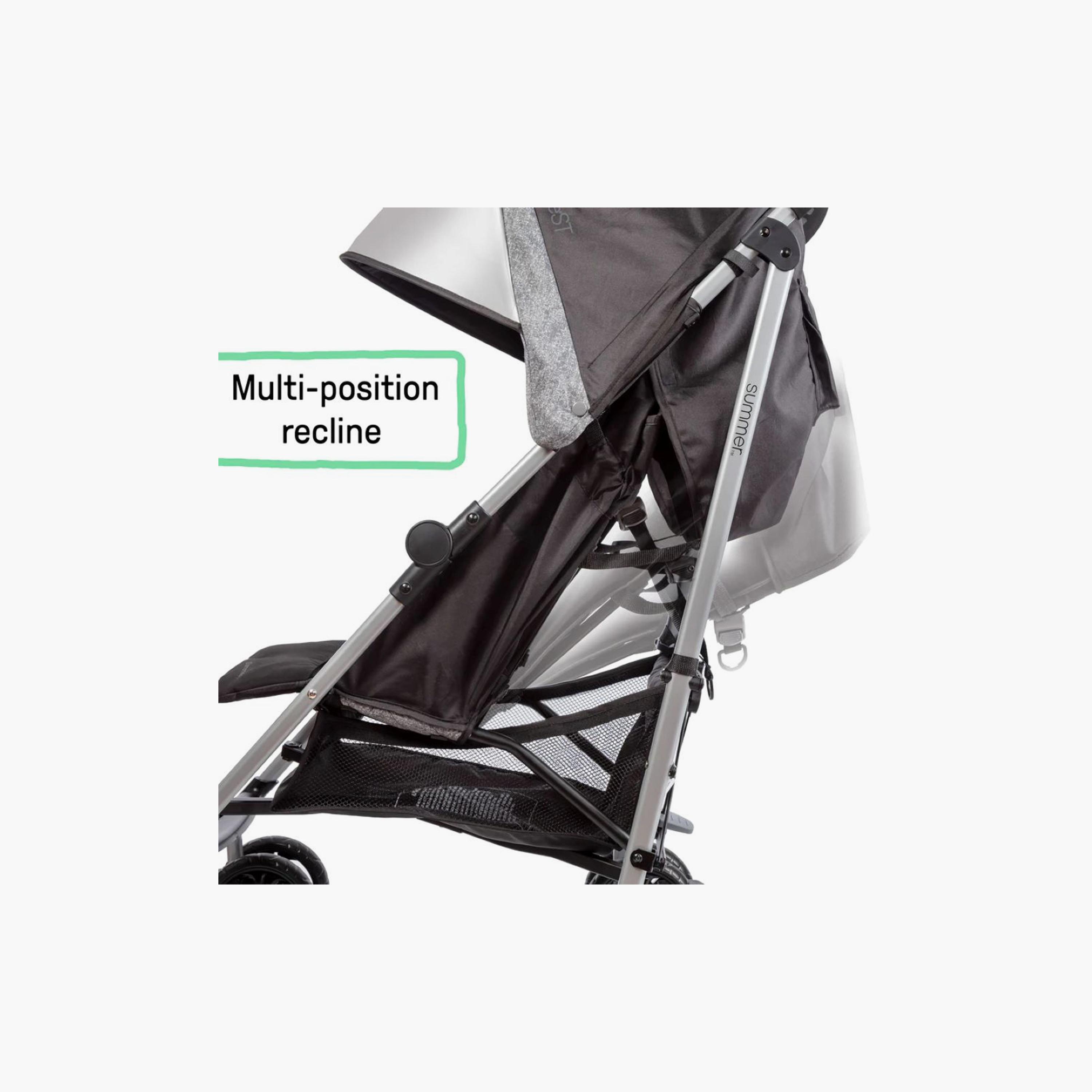 Ingenuity 3Dlite ST Convenience Foldable Stroller with Storage - Black-baby-gear-strollersandprams-strollers-image-5