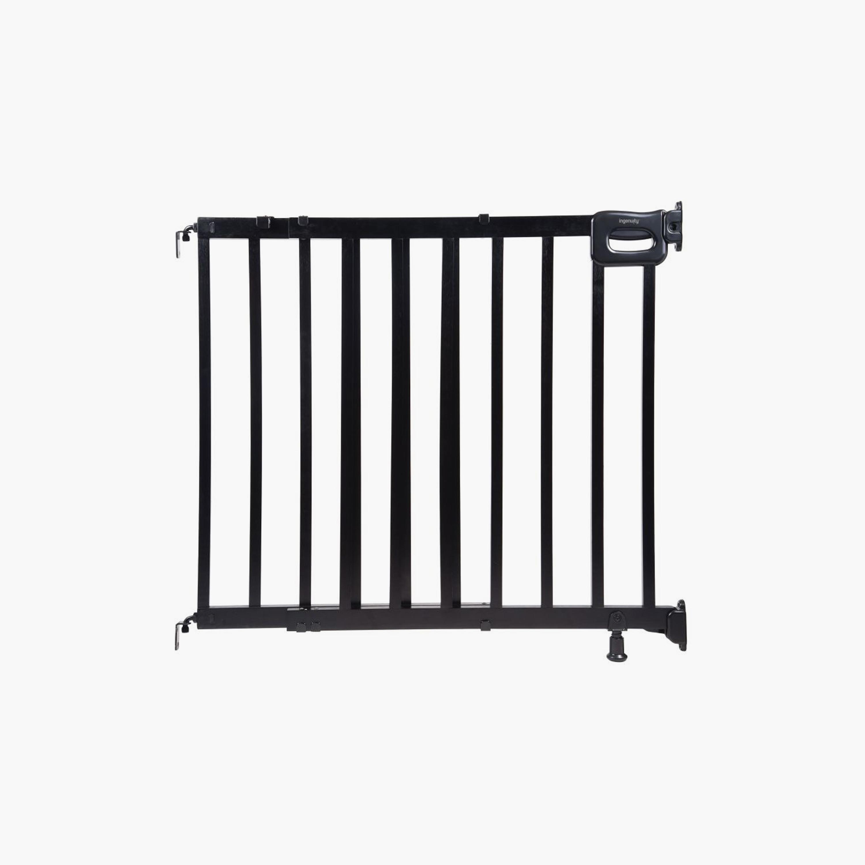 Ingenuity Summer Stairway 48" Wide Pet & Baby Gate with Locking Indicator - Black-baby-healthandsafety-babyproofing-image-1