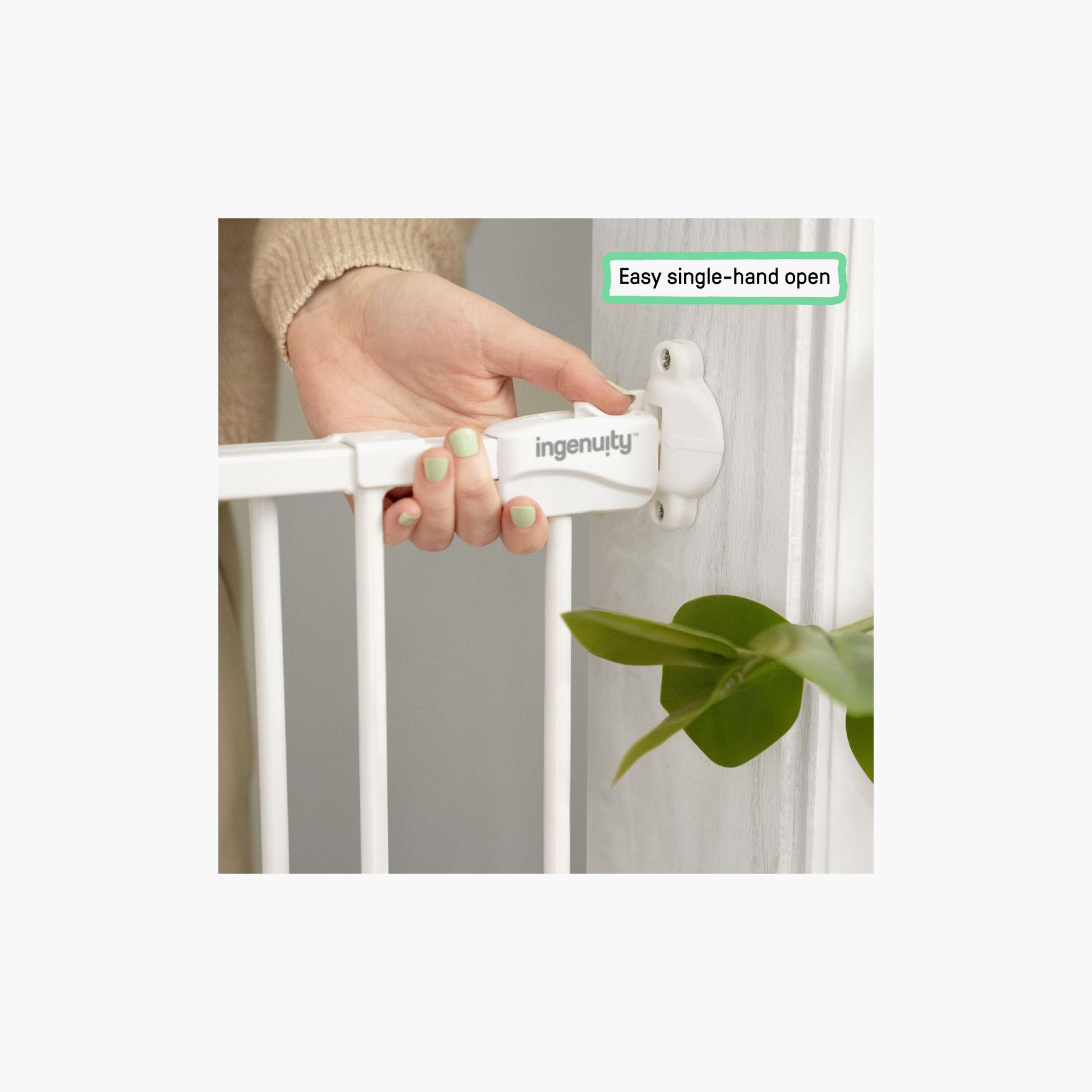 Ingenuity Summer 2-in-1 Safety Gate for Stairs & Hallways with Locking Indicator - Fits 28–42"-baby-healthandsafety-babyproofing-image-3