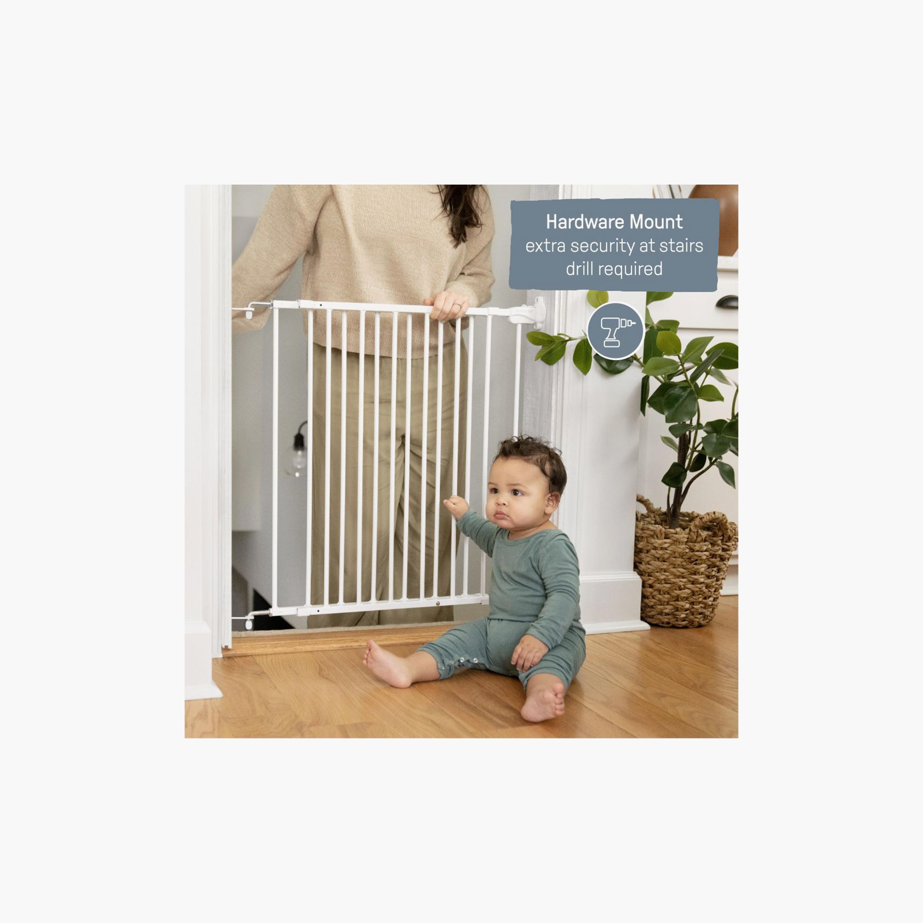 Ingenuity Summer 2-in-1 Safety Gate for Stairs & Hallways with Locking Indicator - Fits 28–42"-baby-healthandsafety-babyproofing-image-4