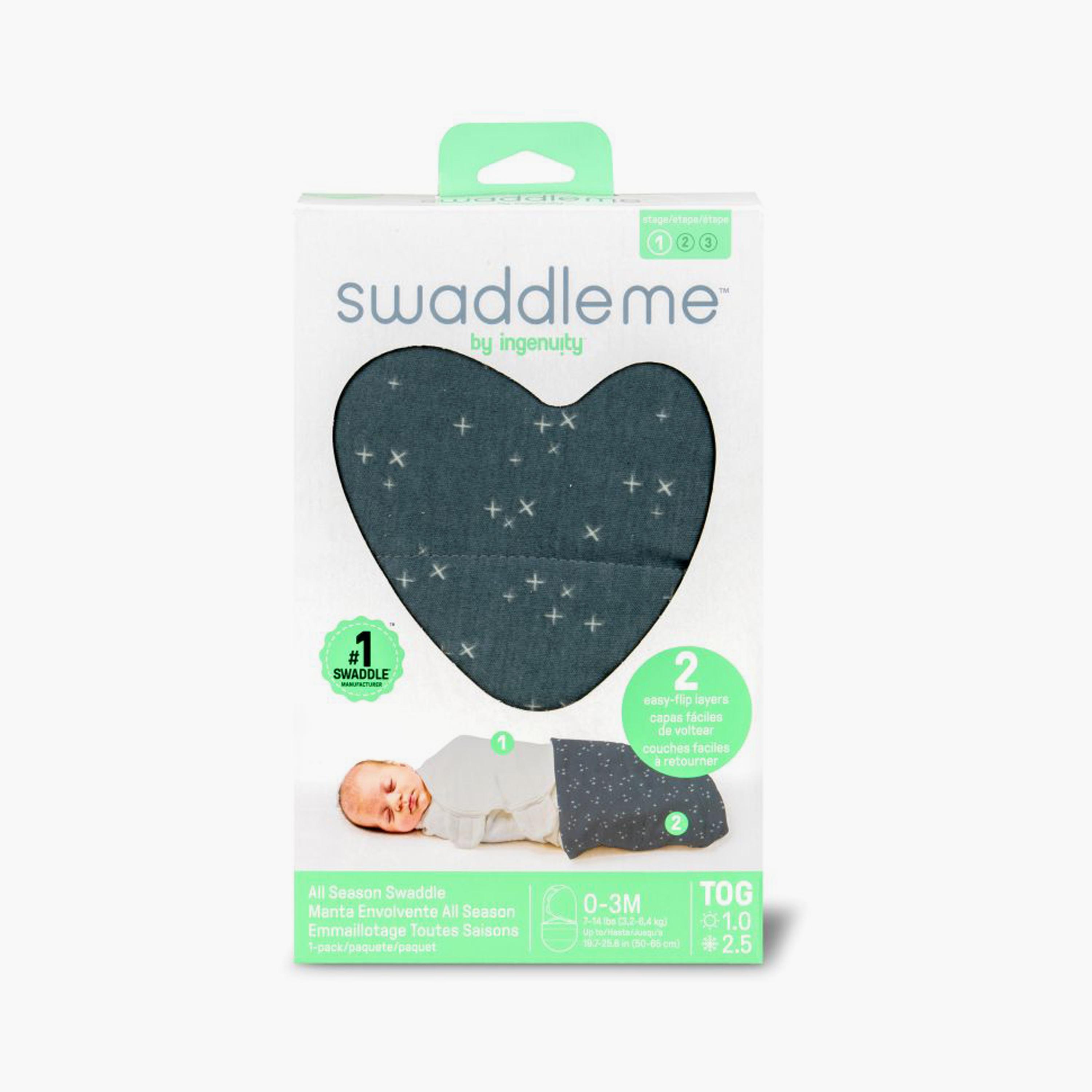 Ingenuity Swaddleme All Season Swaddle - 0-3 Months - Stardust-baby-nursery-blanketsandswaddles-swaddlesandsleepingbags-image-8