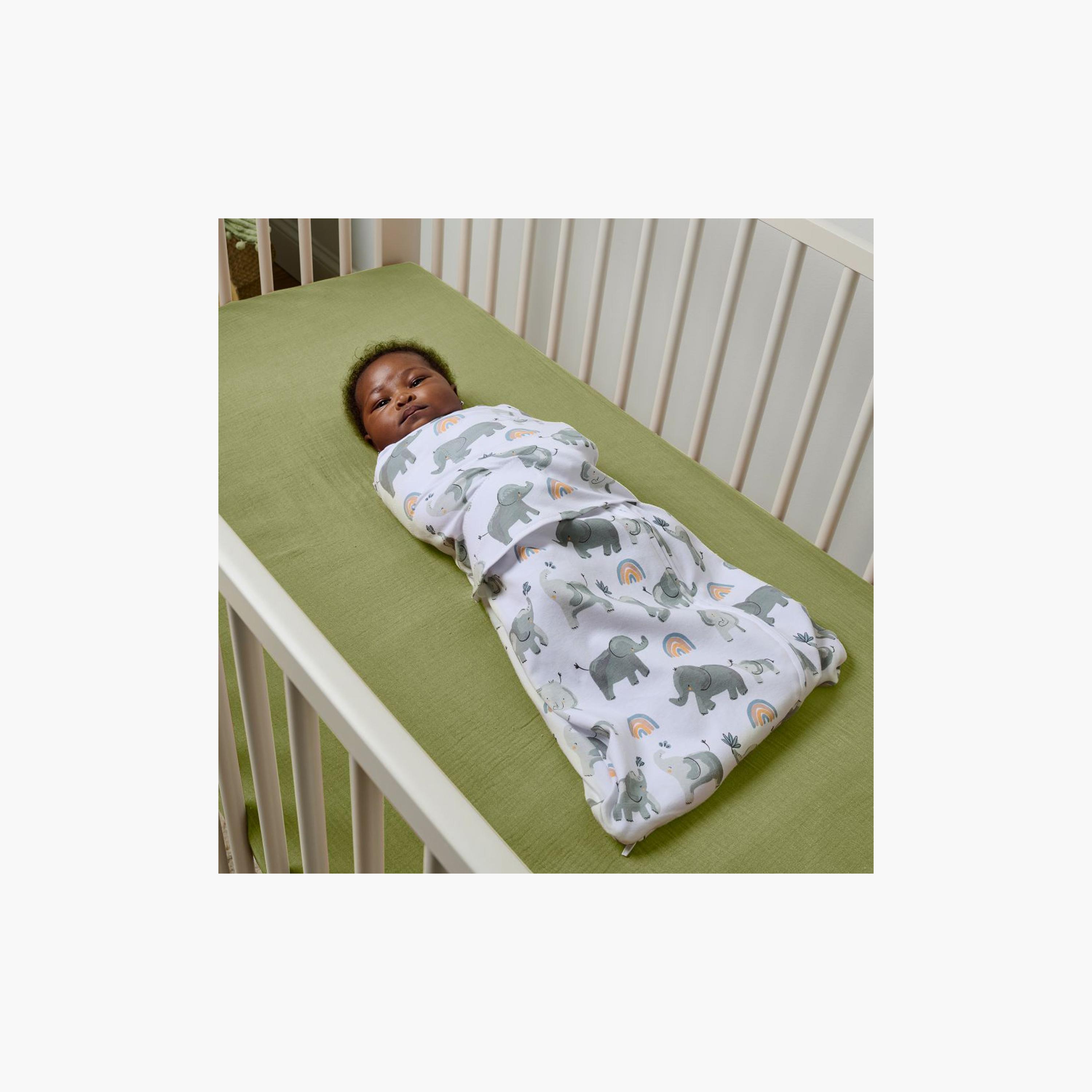 Ingenuity Swaddleme Arms Free Convertible Swaddle - 3-6 Months - Luna-baby-nursery-blanketsandswaddles-swaddlesandsleepingbags-image-5