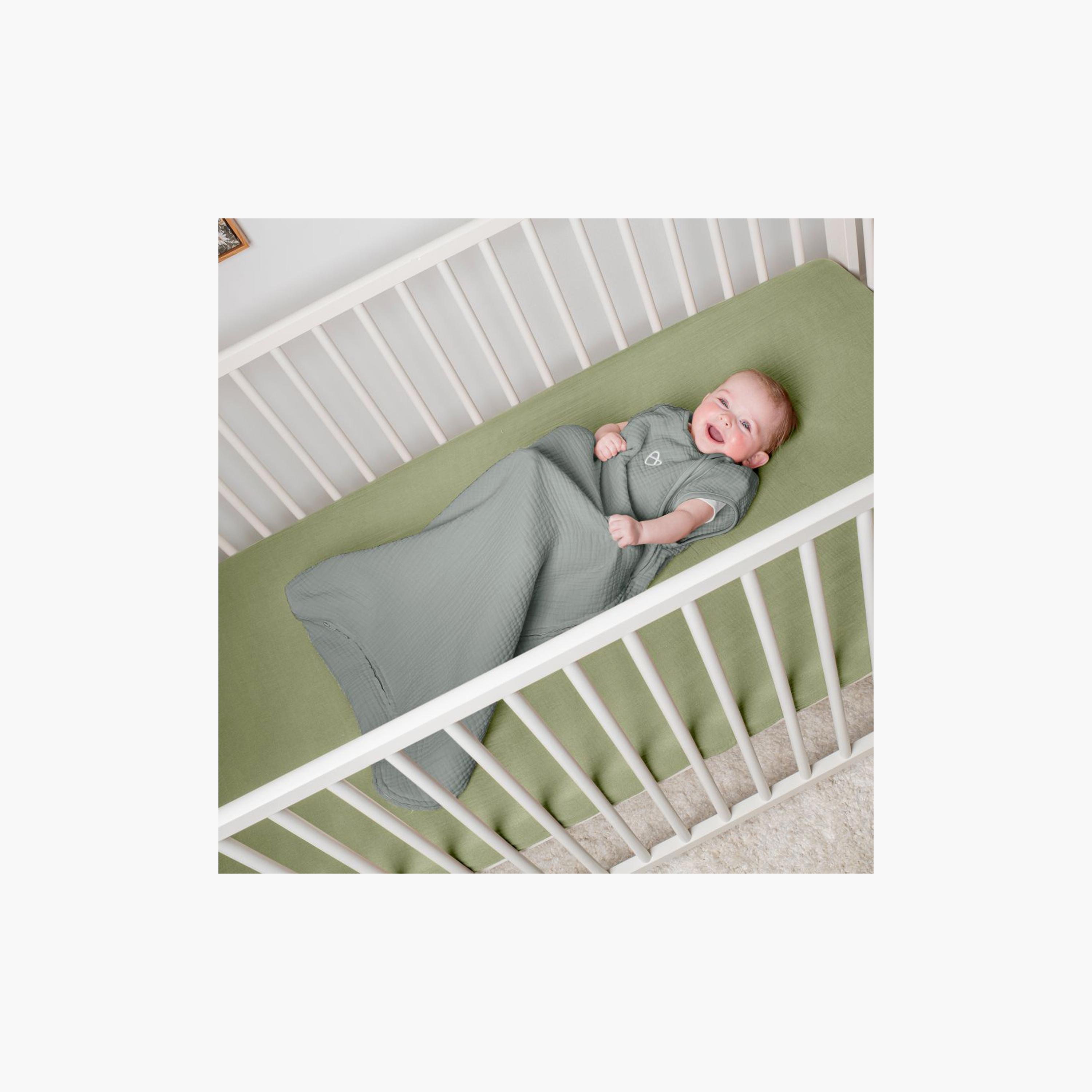Ingenuity Swaddleme Night Sack Sleeper Swaddle - 3–18 Months - Green-baby-nursery-blanketsandswaddles-swaddlesandsleepingbags-image-2