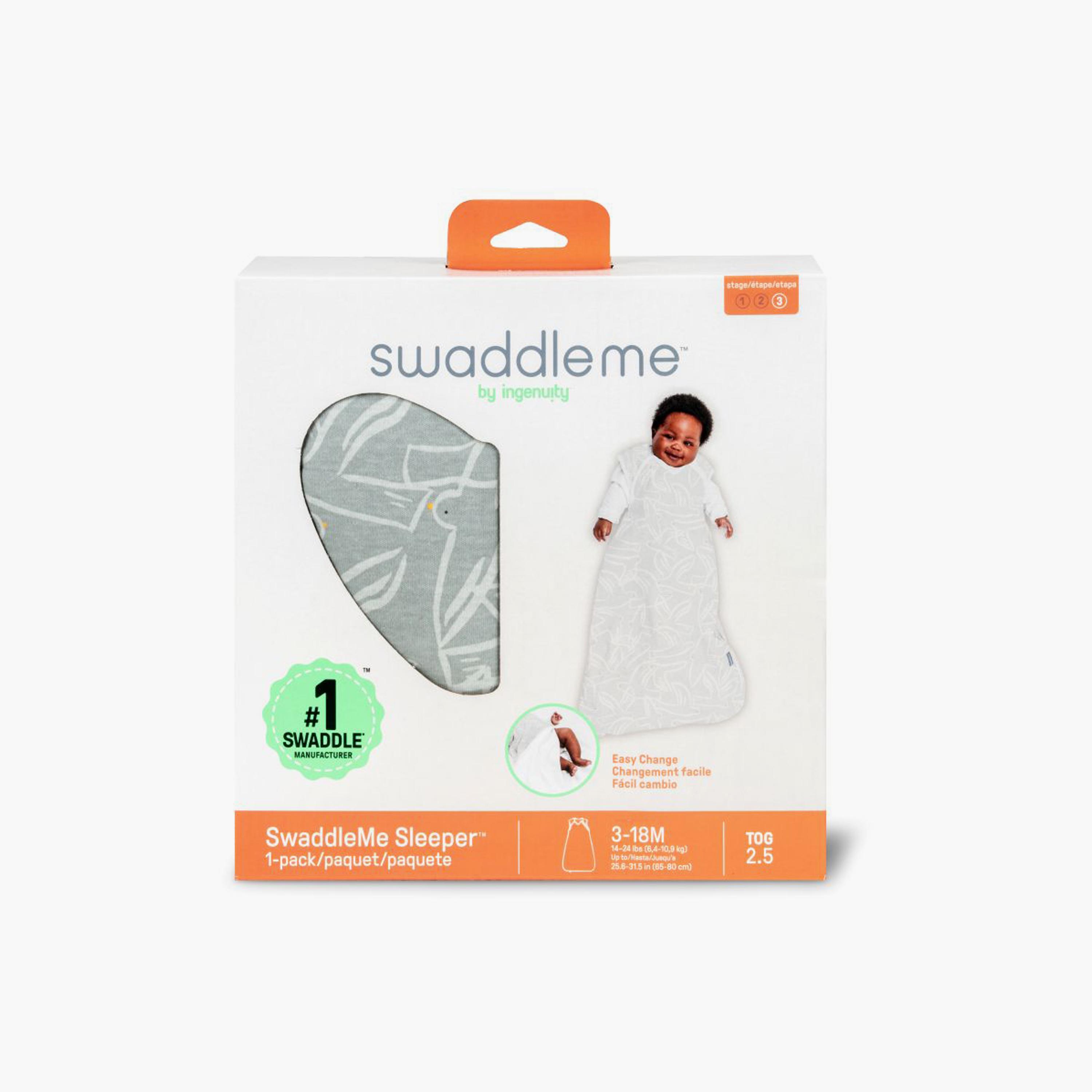 Ingenuity Swaddleme Night Sack Sleeper Swaddle - 3–18 Months - Flock Together-baby-nursery-blanketsandswaddles-swaddlesandsleepingbags-image-8