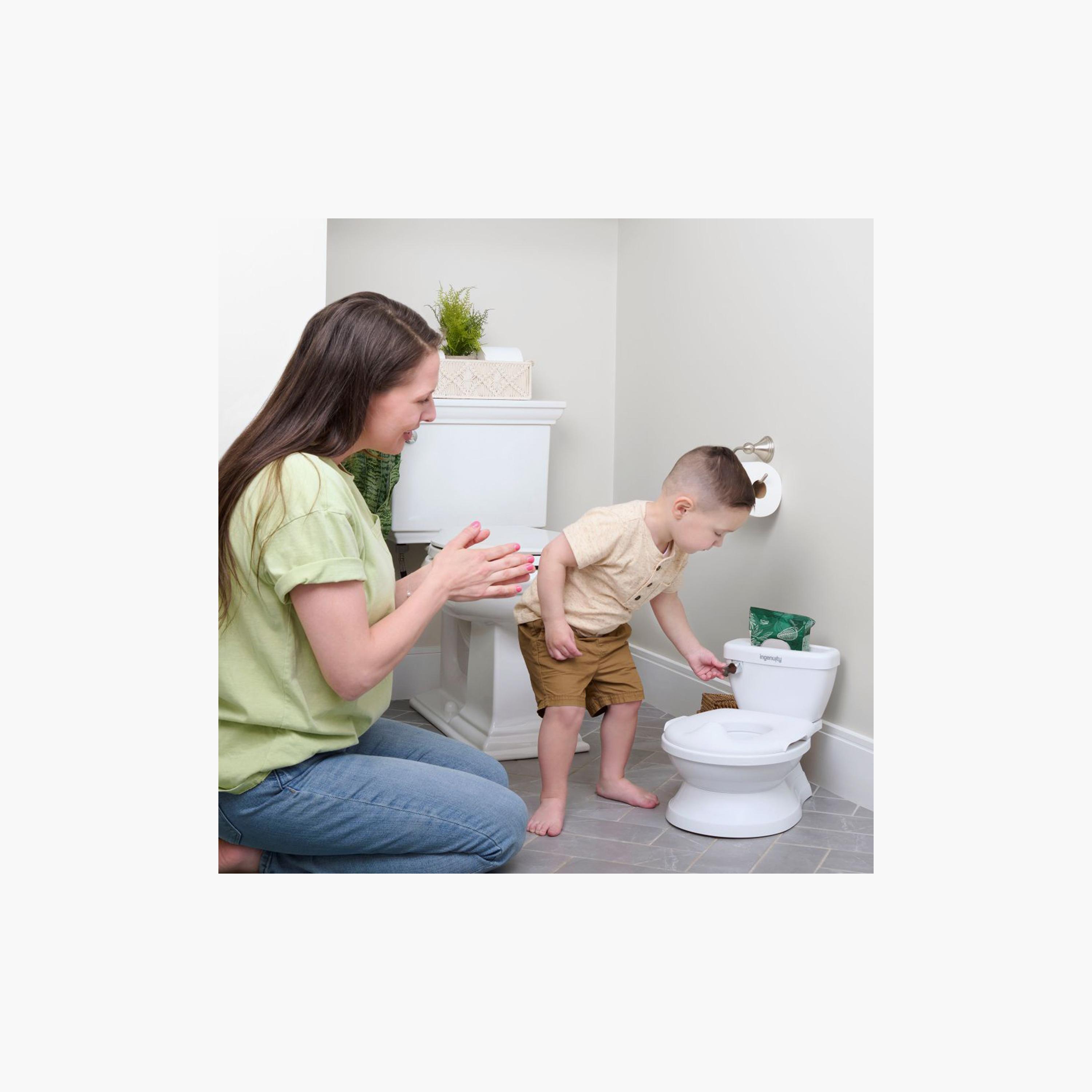 Ingenuity My Size Potty Pro Realistic Toddler Toilet with Storage - 18–60 Months-baby-diapering-pottytraining-image-7