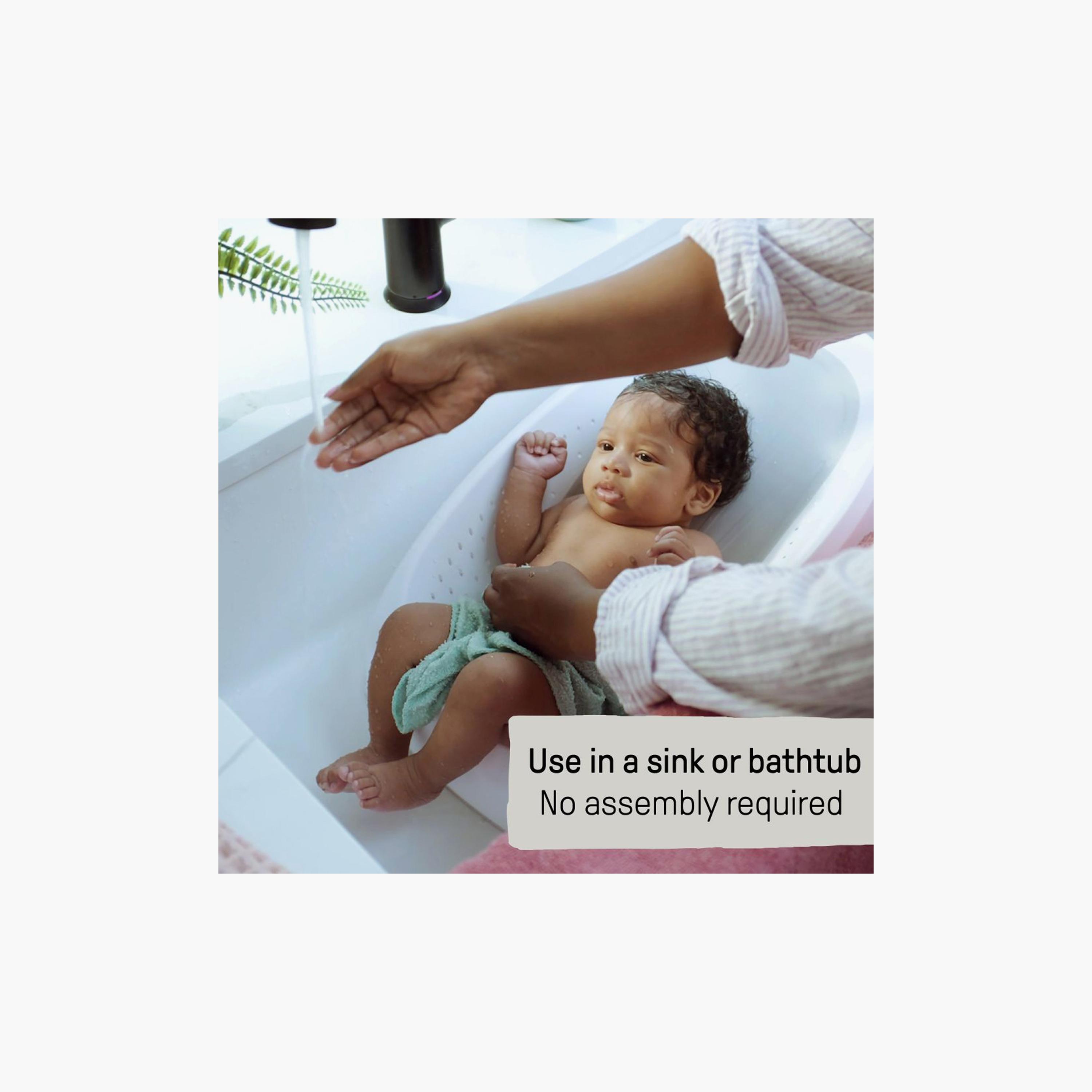 Ingenuity Easy Rinse Bather One-Piece Infant Bath Seat - 0–6 Months-baby-bathandcare-bathtubs-image-5