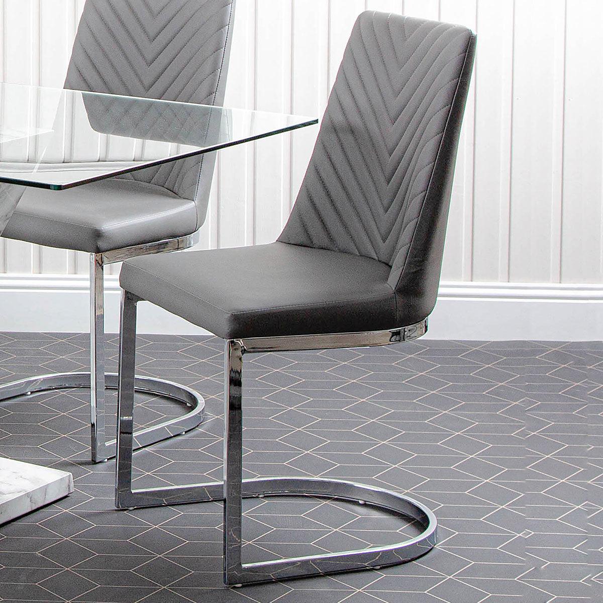 Canelli Faux Leather Dining Chair