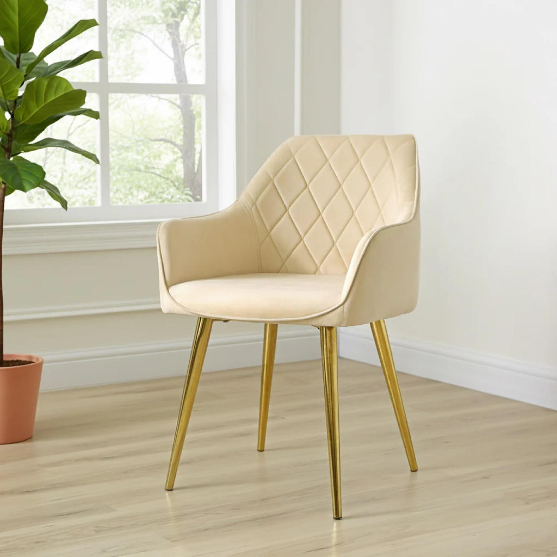 Leon Velvet Dining Chair