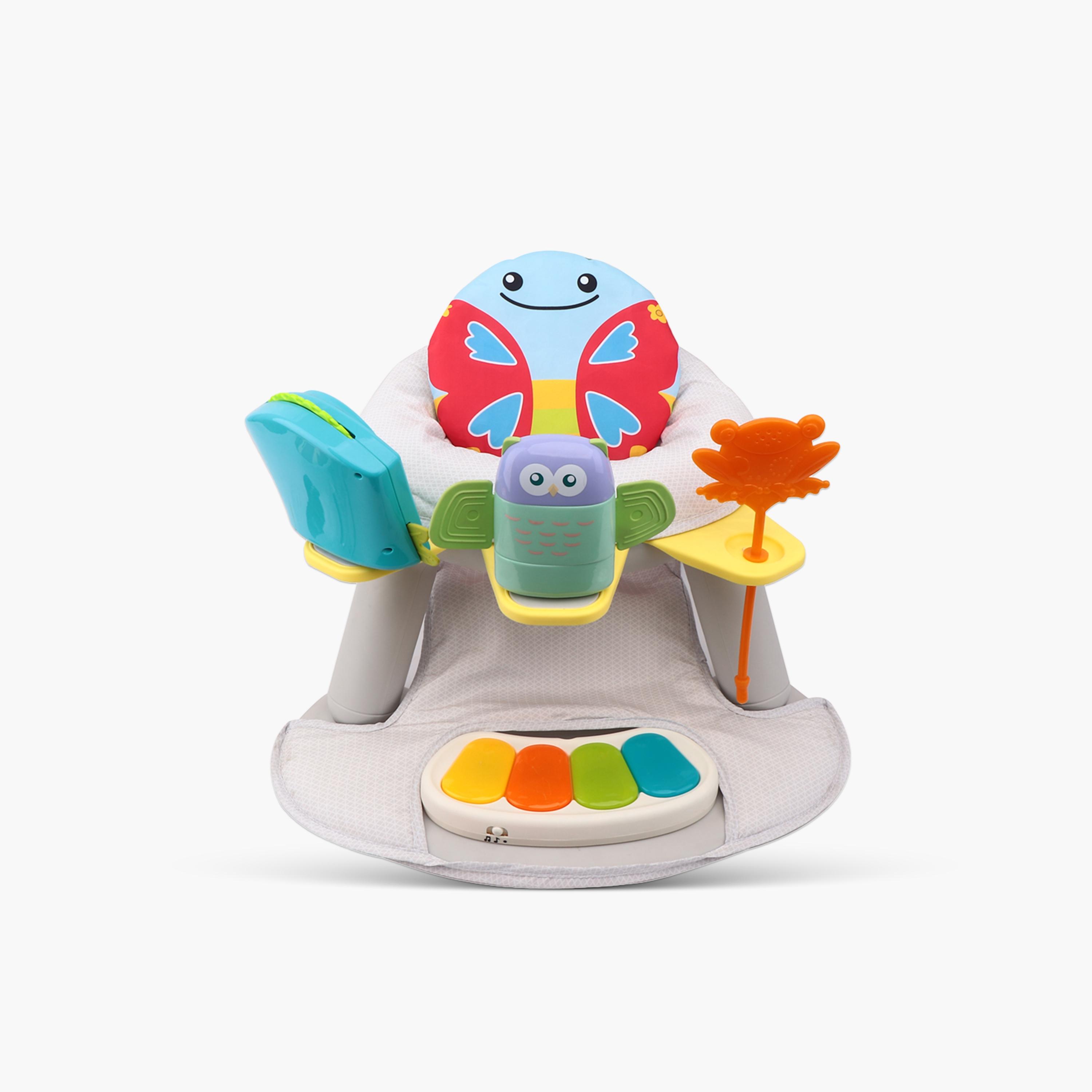 Teknum 2-in-1 Dining Chair with Pedal Piano - Butterfly-baby-feeding-highchairsandboosters-image-1