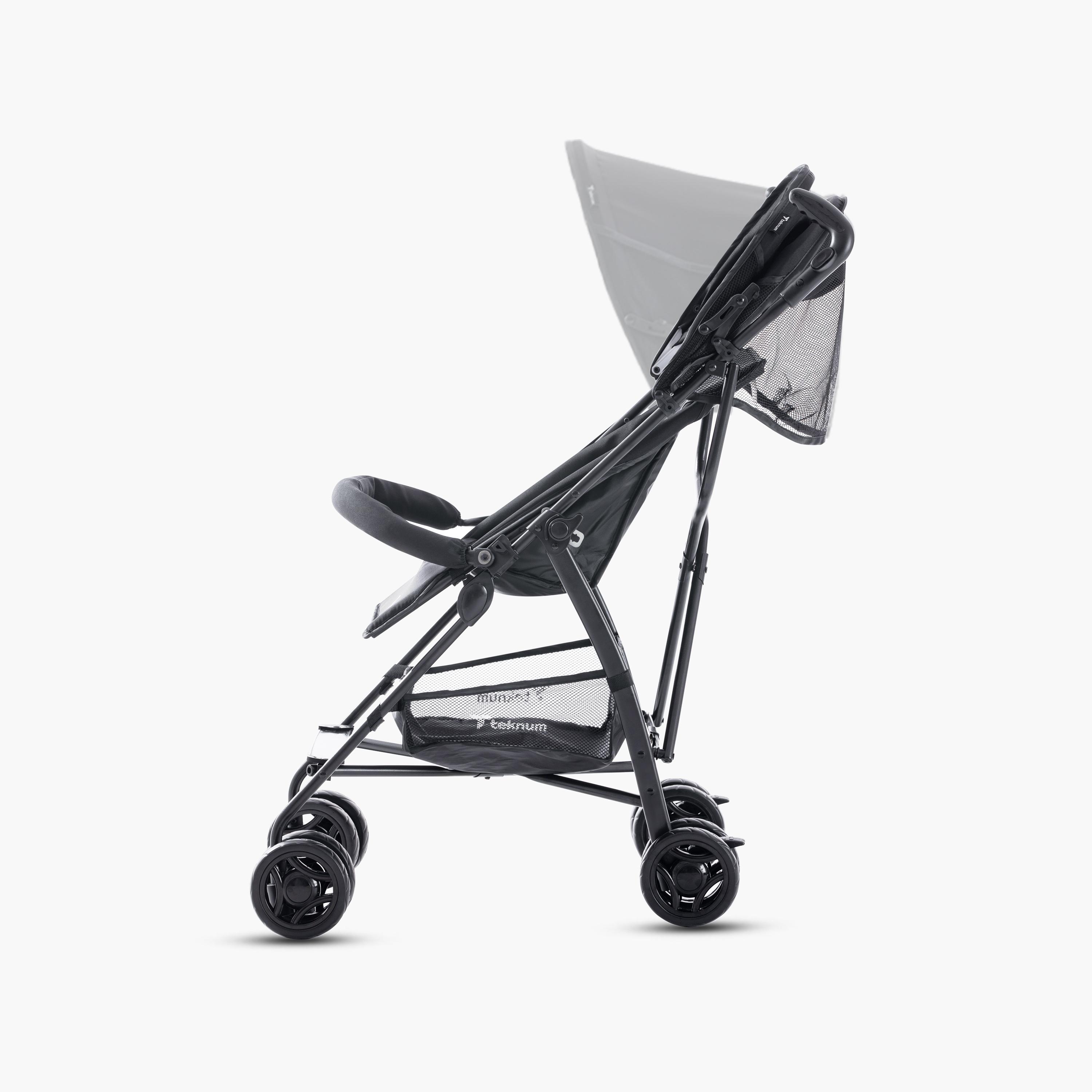 Teknum Eco Lite Stroller with Canopy & Storage Basket - Graphite-baby-gear-strollersandprams-strollers-image-8