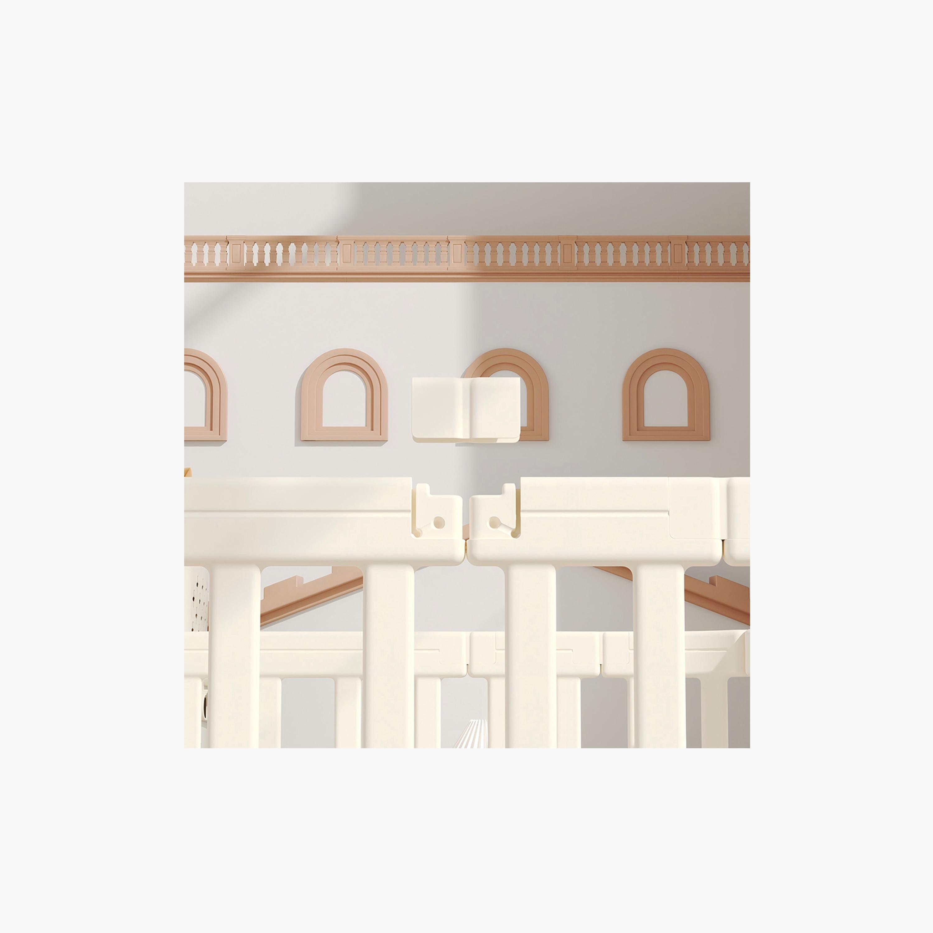 Little Story Large Playpen - 140 x 200cm - White-baby-infantactivity-playpensandplaymats-image-13