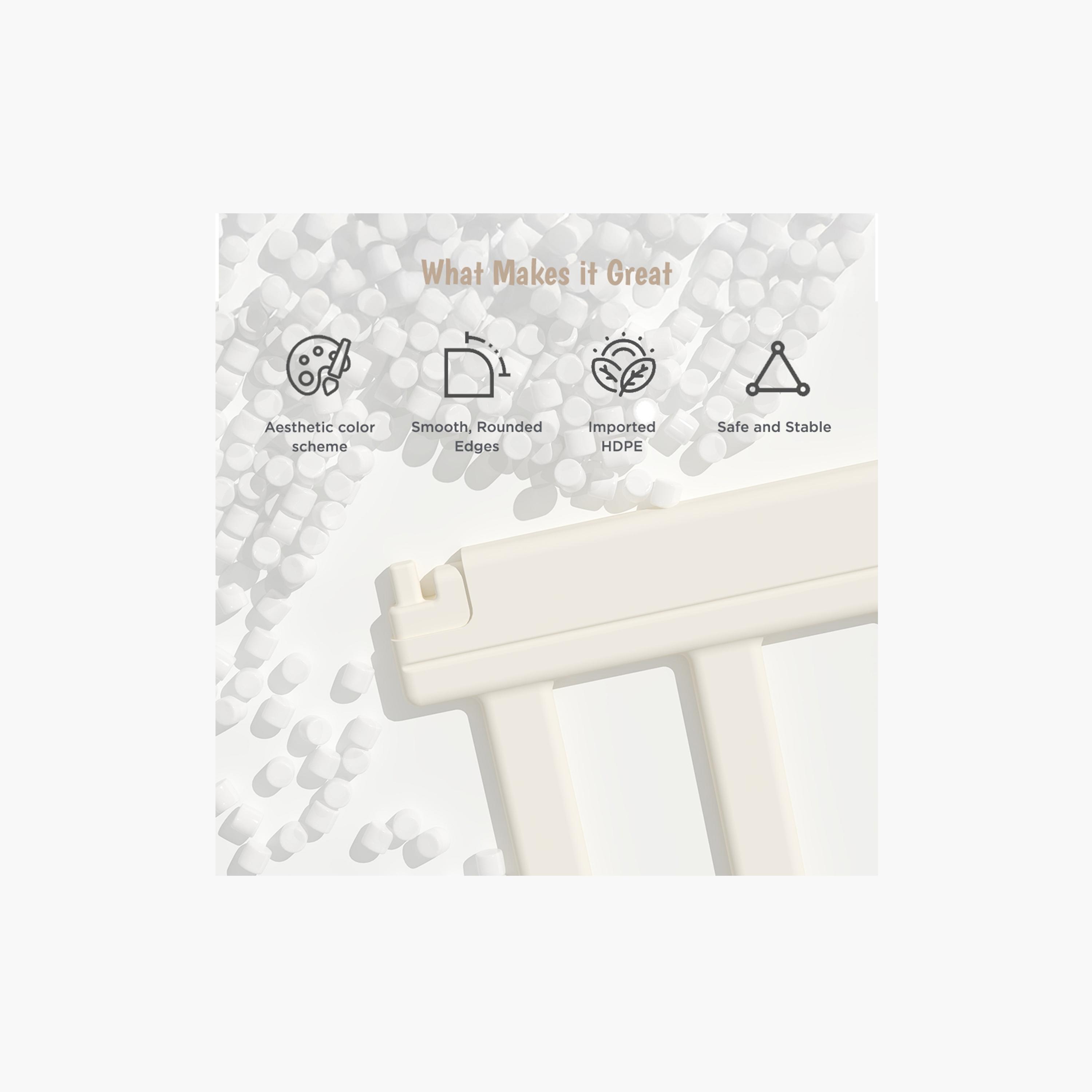 Little Story Large Playpen - 140 x 200cm - White-baby-infantactivity-playpensandplaymats-image-4