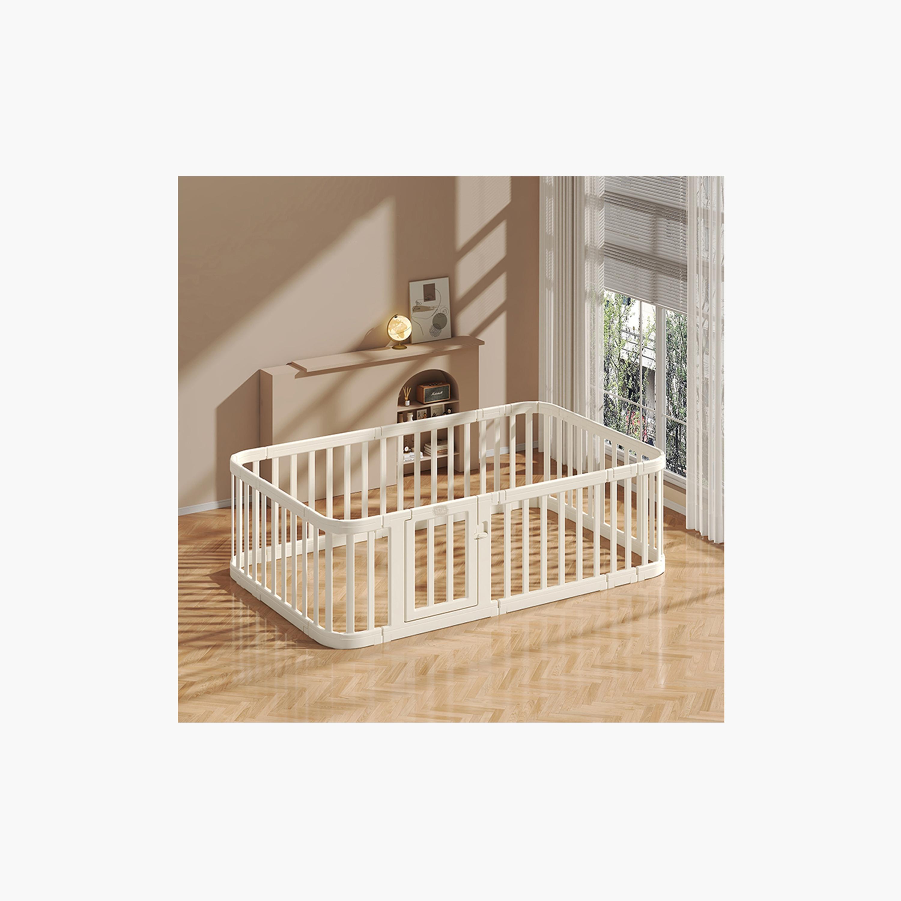 Little Story Large Playpen - 140 x 200cm - White-baby-infantactivity-playpensandplaymats-image-7