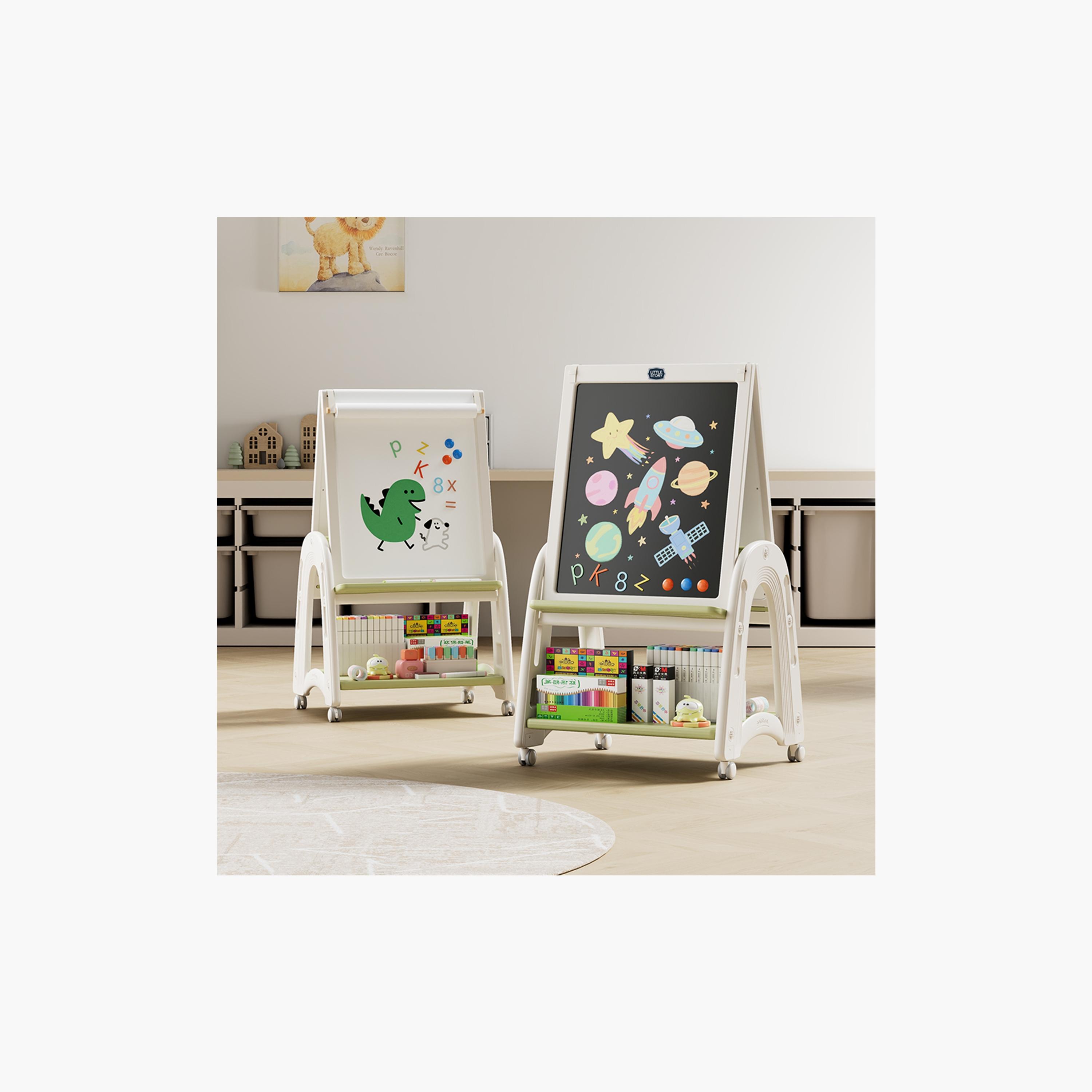 لوح رسم ذو الوجهين مع حامل - أبيض من ليتل ستوري.-school-artsandcrafts-image-8