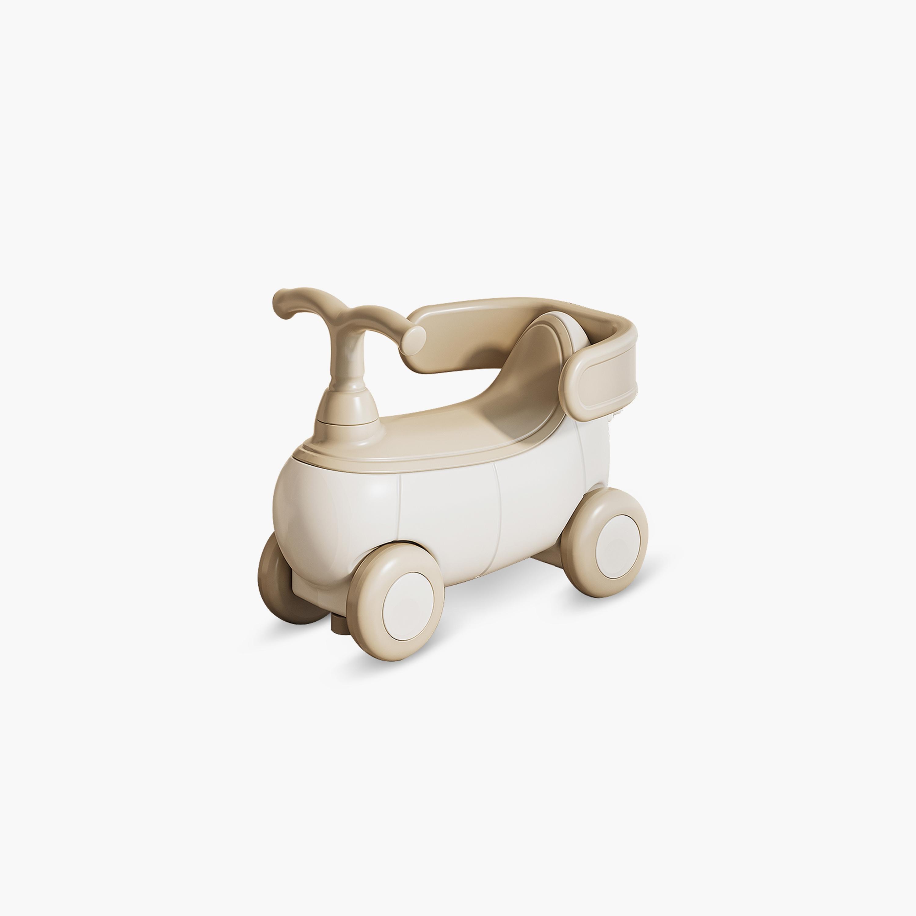 Teknum 5-in-1 Rocking Horse Pull-Along Vehicle - White-toys-outdoor-bikesandrideons-manualrideons-image-11