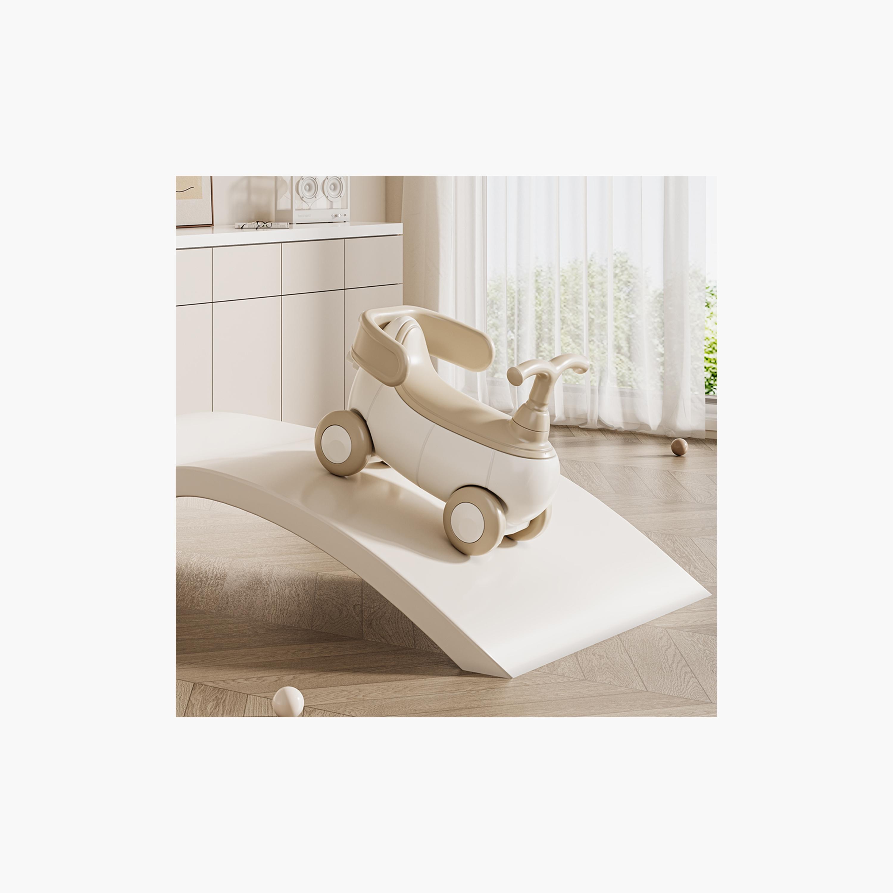 Teknum 5-in-1 Rocking Horse Pull-Along Vehicle - White-toys-outdoor-bikesandrideons-manualrideons-image-6