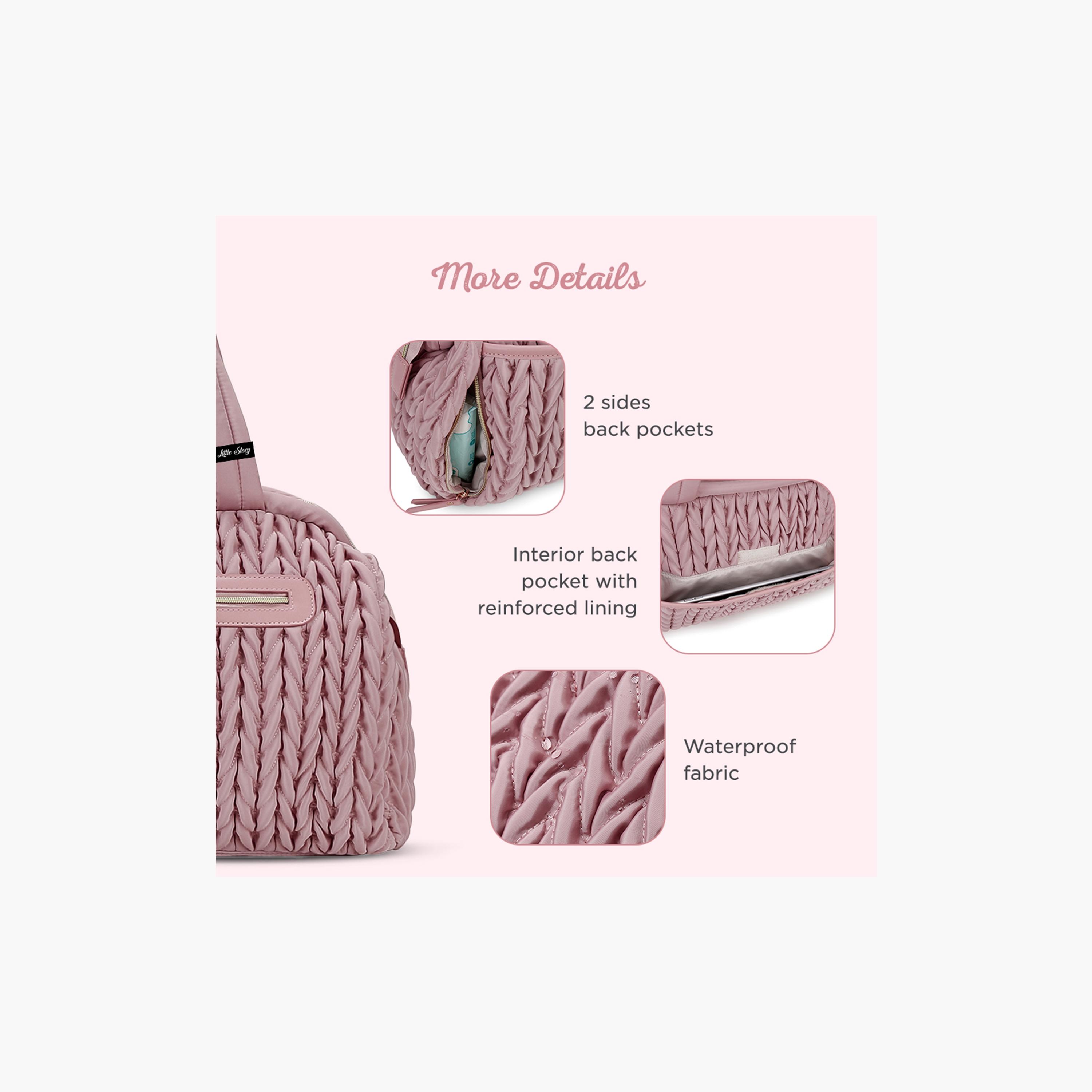 Little Story Elva Diaper Bag with Stroller Straps-baby-gear-diaperbags-image-7