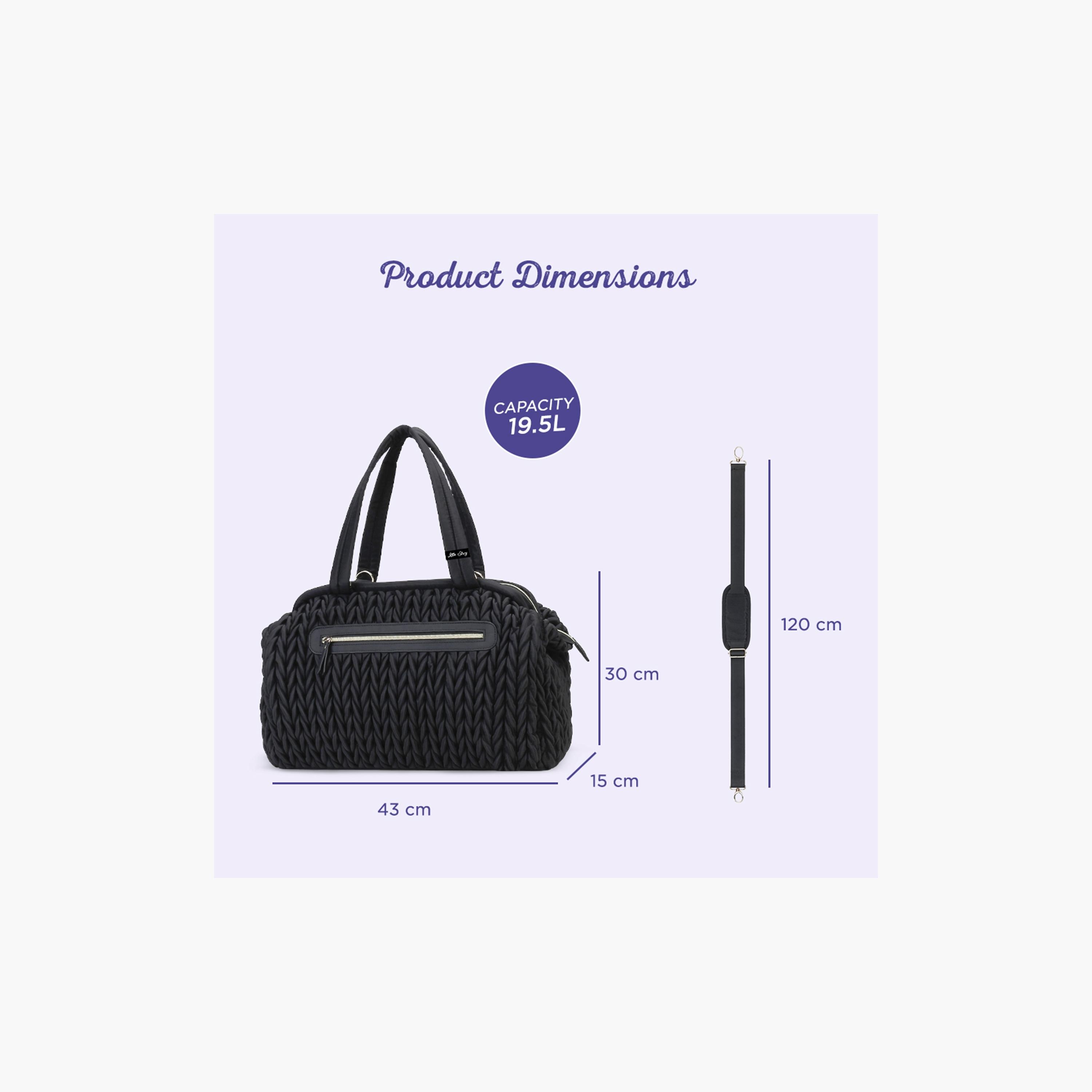 Little Story Elva Diaper Bag with Stroller Straps-baby-gear-diaperbags-image-4