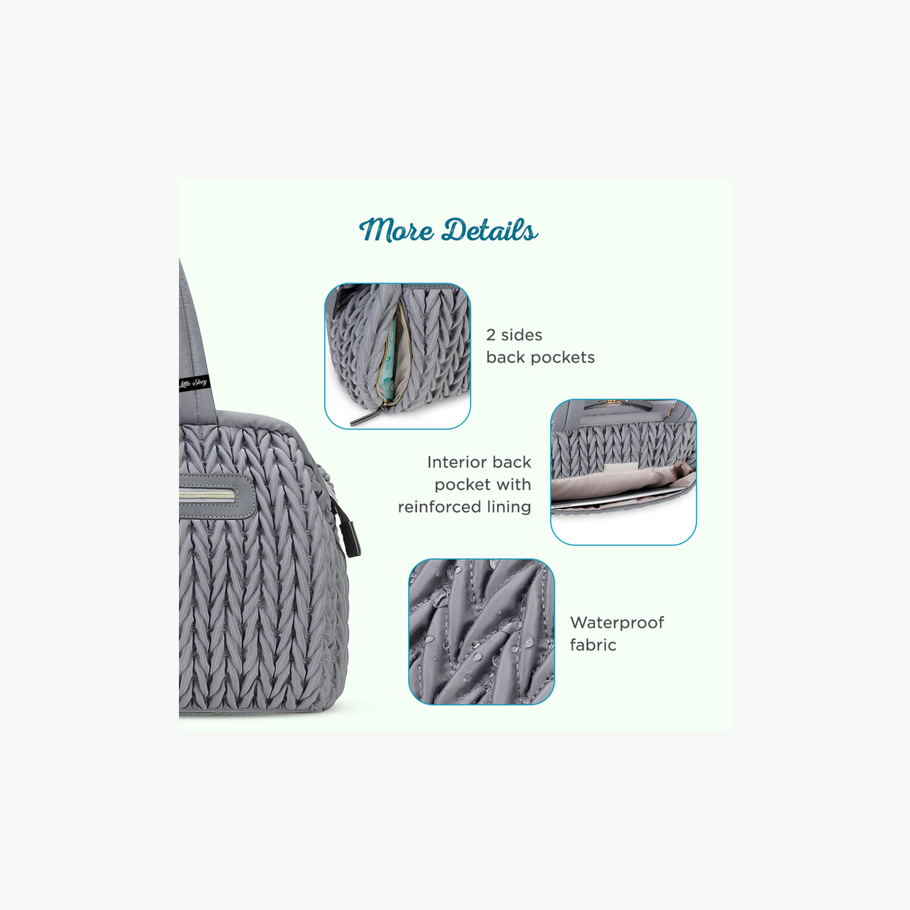 Little Story Elva Diaper Bag with Stroller Straps-baby-gear-diaperbags-image-7