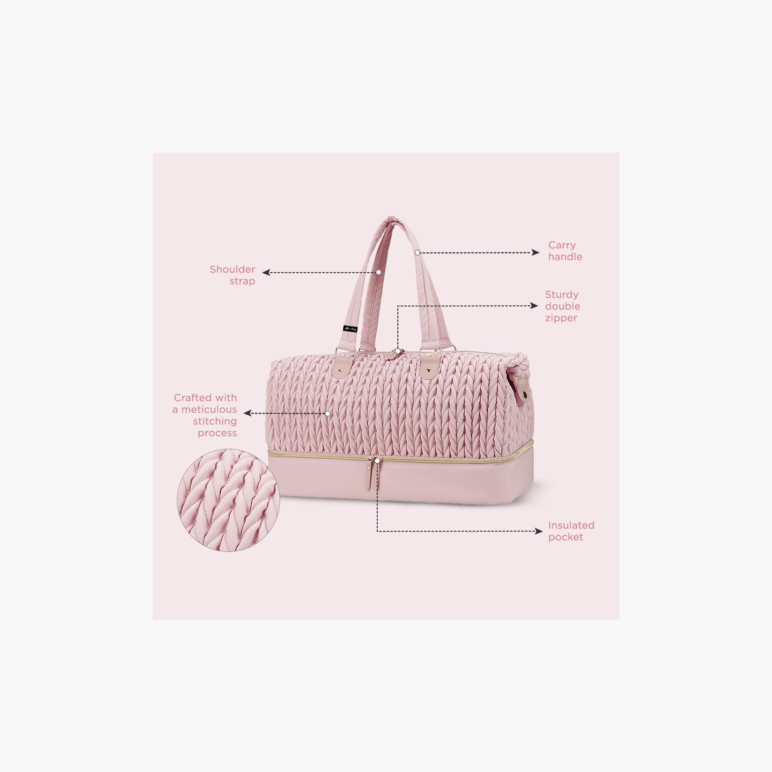 حقيبة حفاضات "إلڤا" مع أحزمة عربة من ليتل ستوري.-baby-gear-diaperbags-image-6