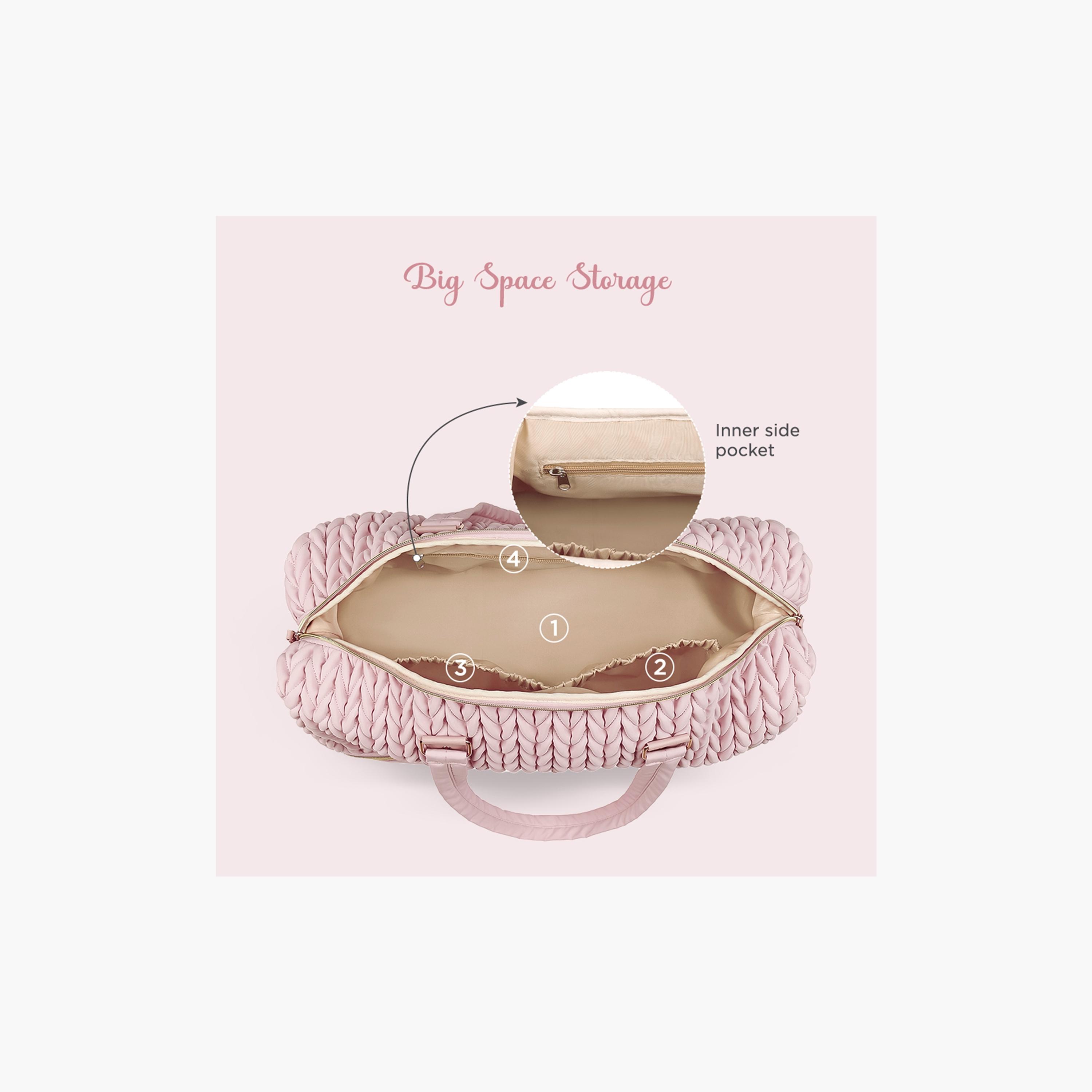 حقيبة حفاضات "إلڤا" مع أحزمة عربة من ليتل ستوري.-baby-gear-diaperbags-image-7