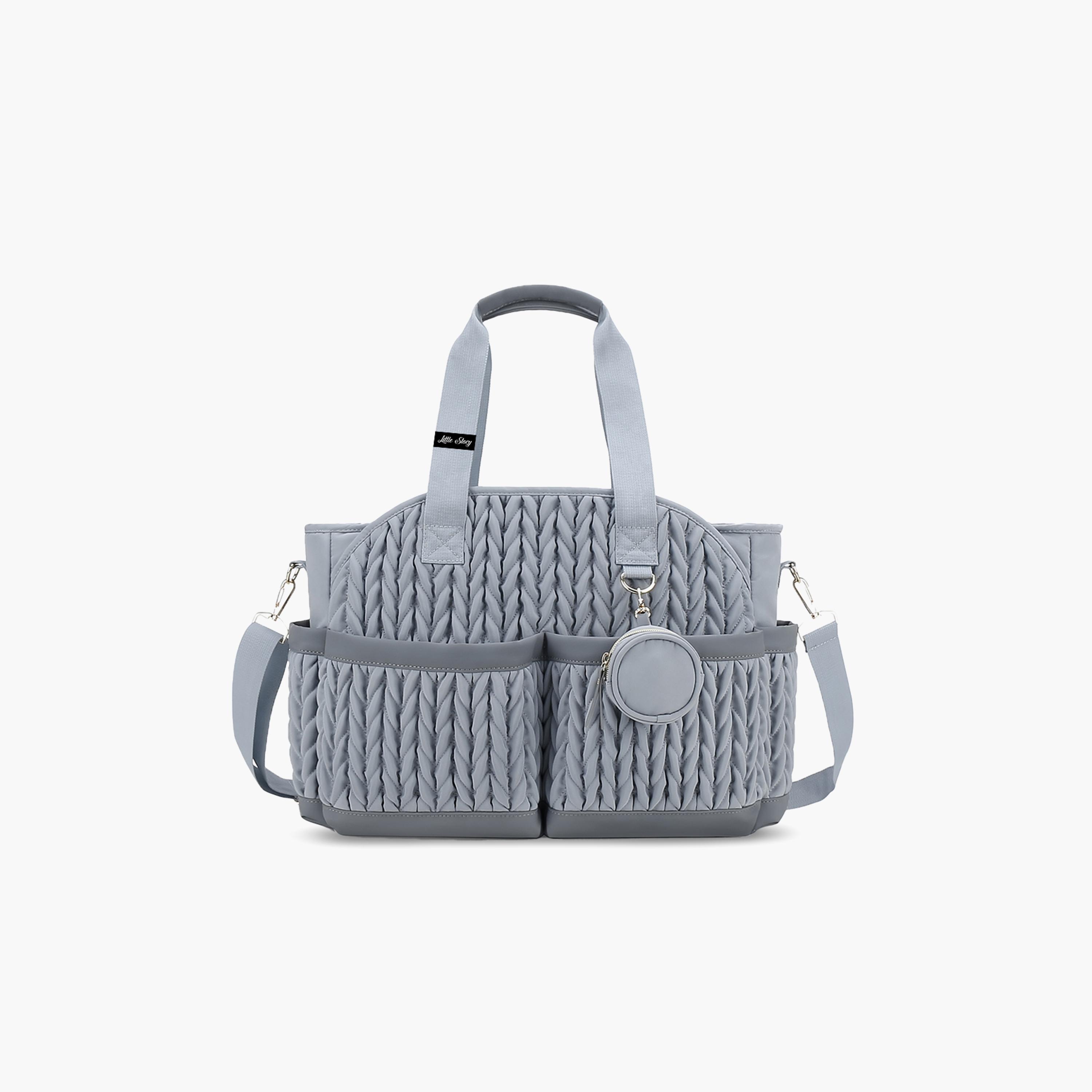 Little Story Nova Tote with Pacifier Pod-baby-gear-diaperbags-image-1