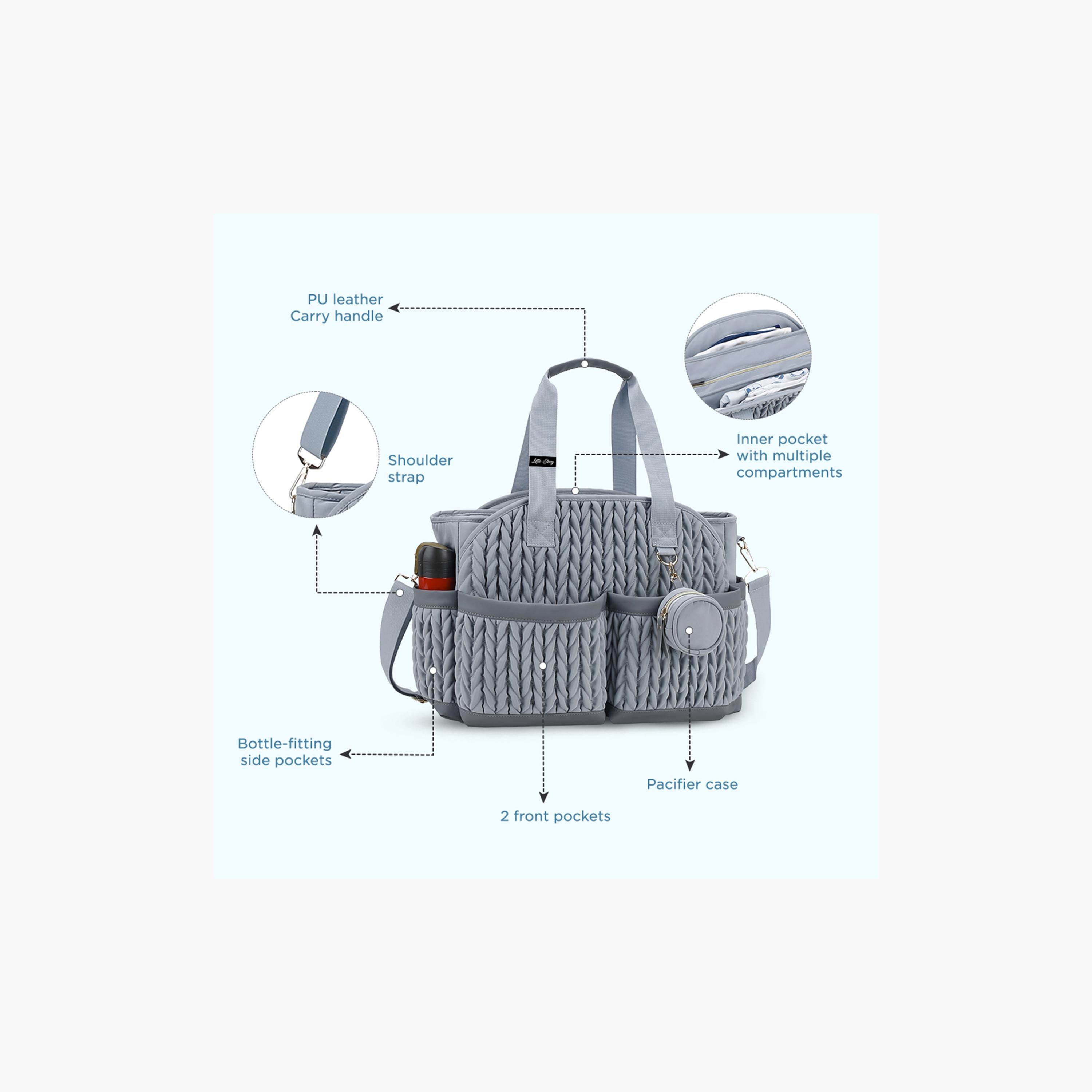 Little Story Nova Tote with Pacifier Pod-baby-gear-diaperbags-image-11