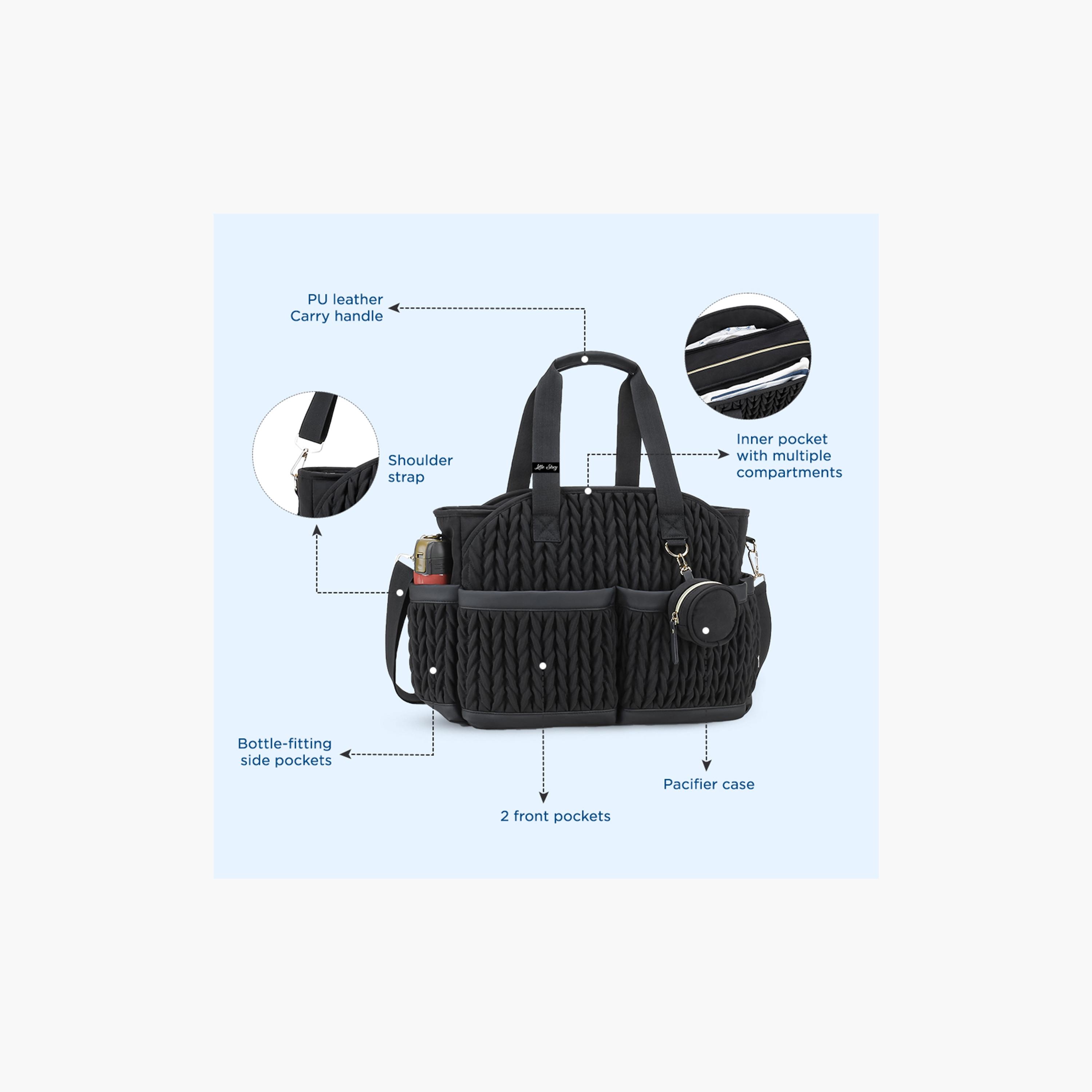 Little Story Nova Tote with Pacifier Pod-baby-gear-diaperbags-image-10