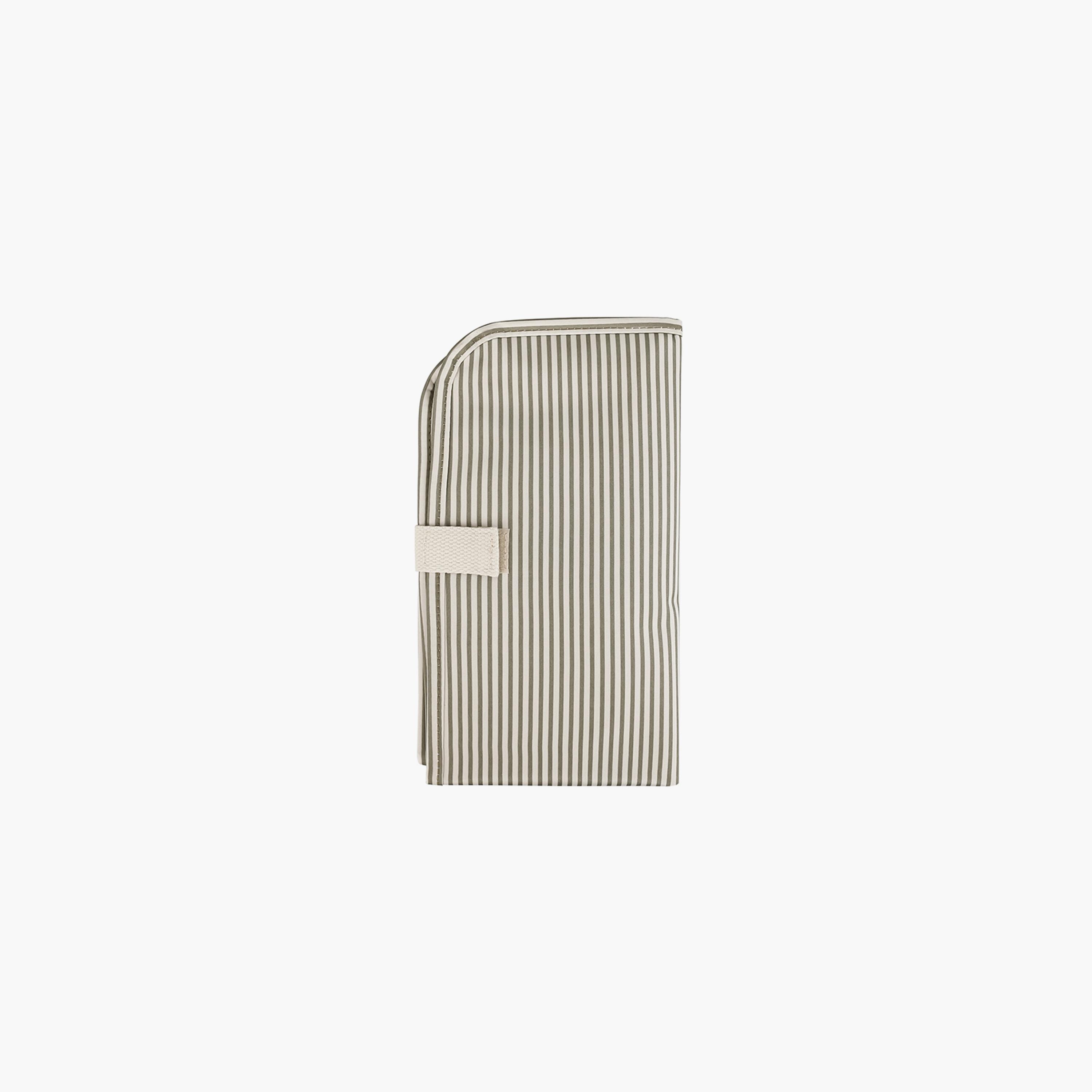 Little Story 3-Piece Diaper Backpack with Changing Mat and Bottle Bag - Stripes - Beige-baby-gear-diaperbags-image-3