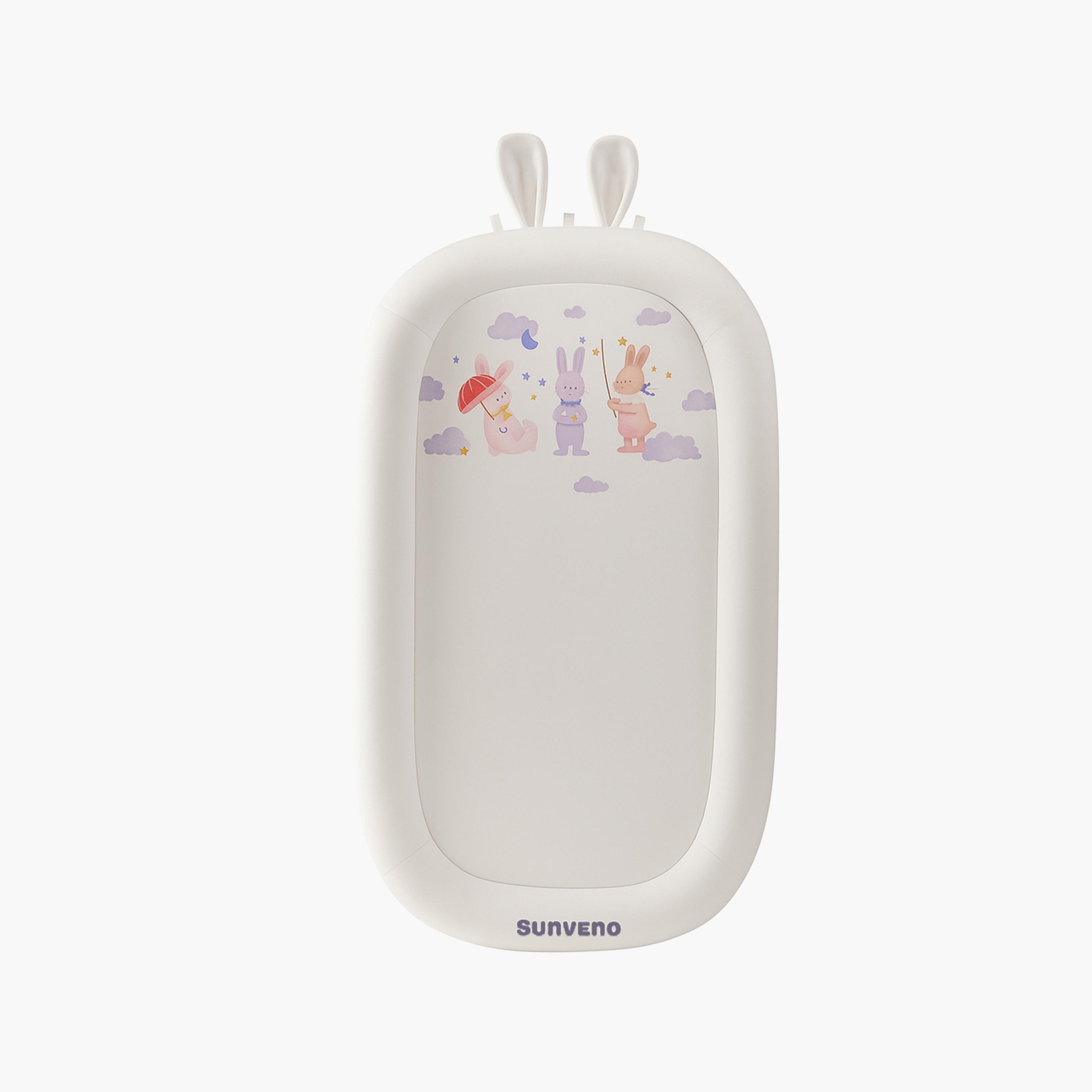 Sunveno Newborn Baby Nest - Bunny - White-baby-nursery-babybedding-image-1
