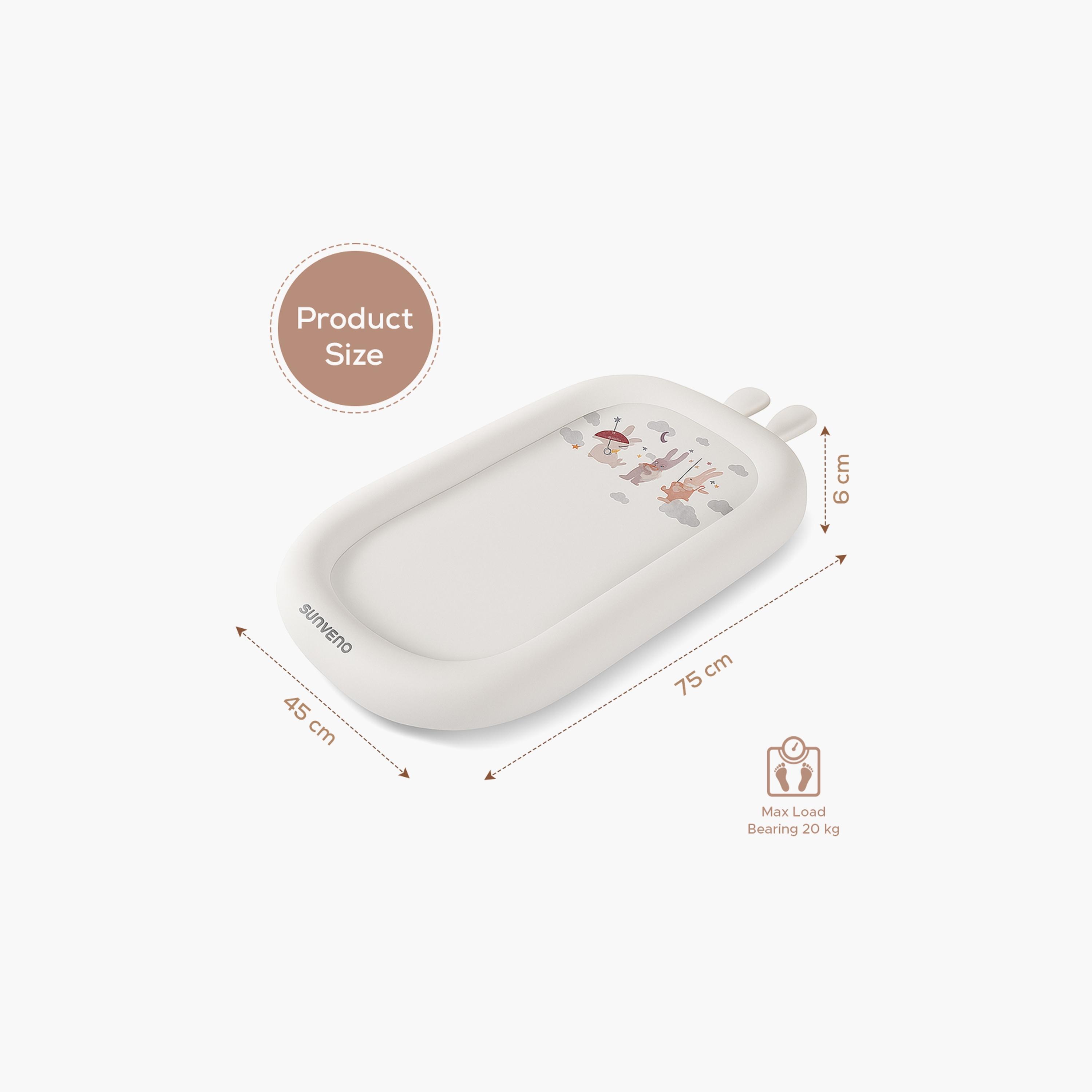 Sunveno Newborn Baby Nest - Bunny - White-baby-nursery-babybedding-image-4