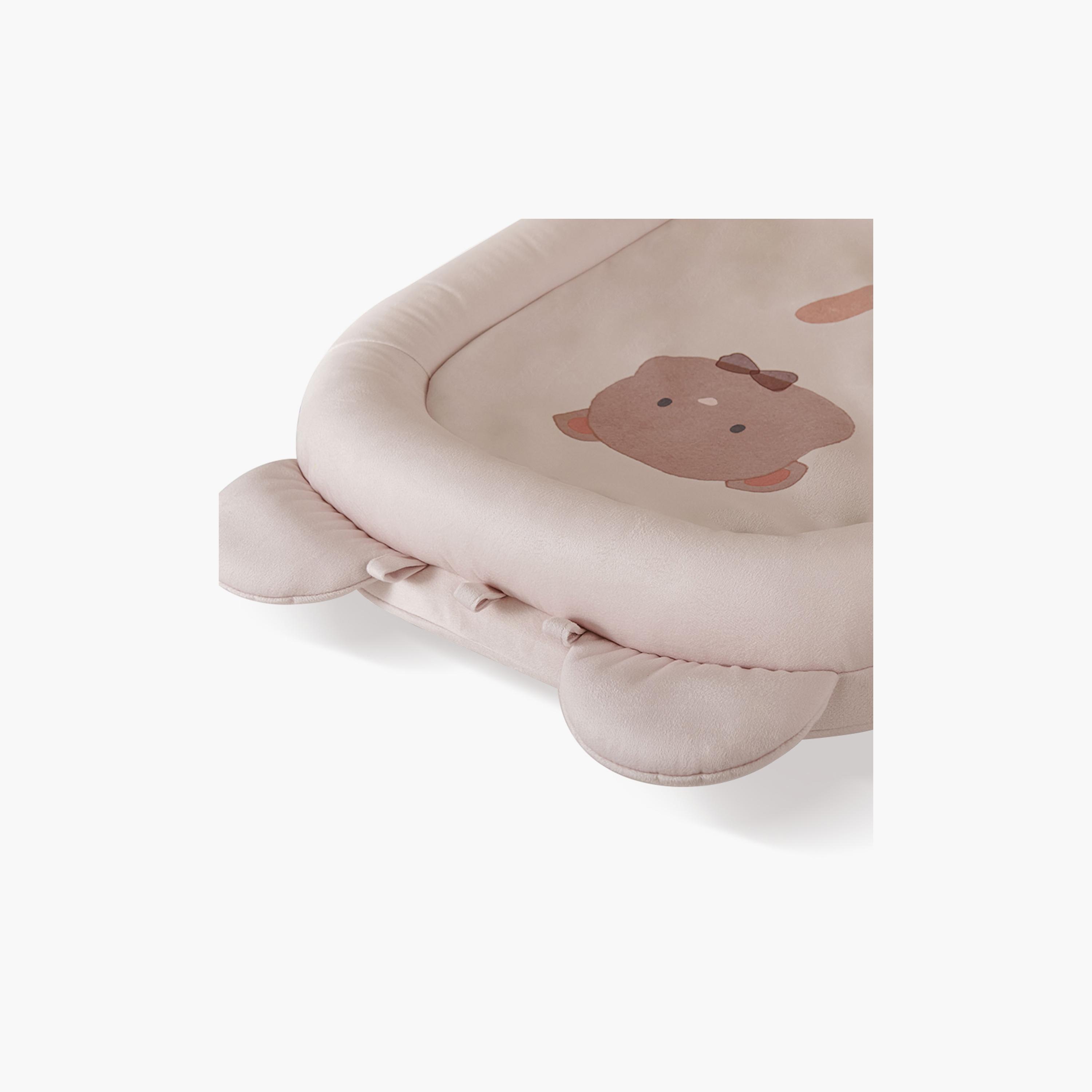 Sunveno Newborn Baby Nest - Bear - Pink-baby-nursery-babybedding-image-6