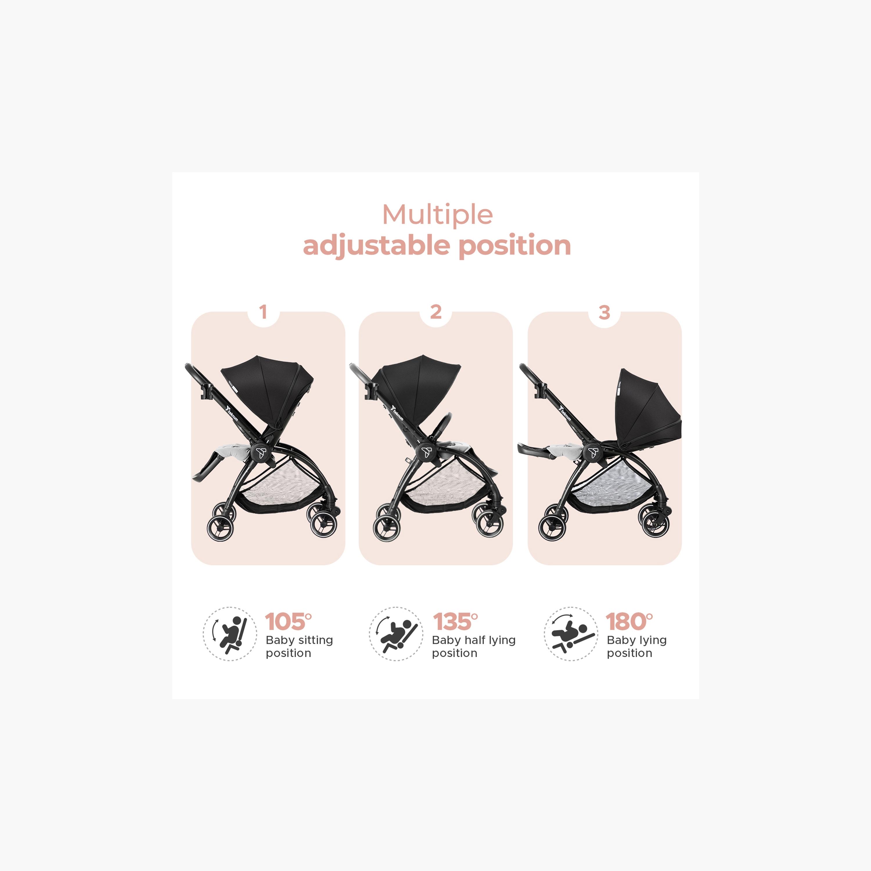 Teknum Travel Stroller - Grey-baby-gear-strollersandprams-strollers-image-17