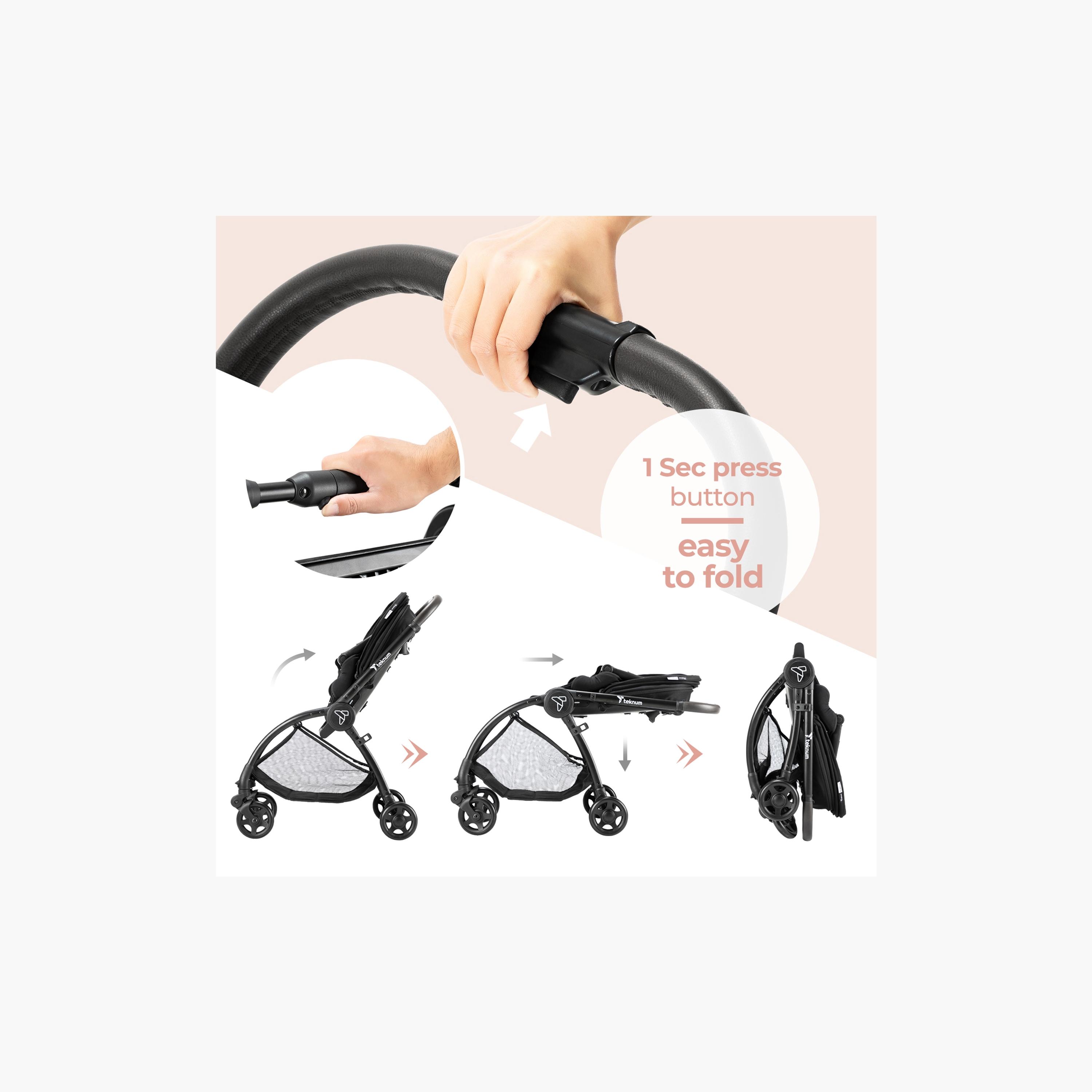 Teknum Travel Stroller - Grey-baby-gear-strollersandprams-strollers-image-6