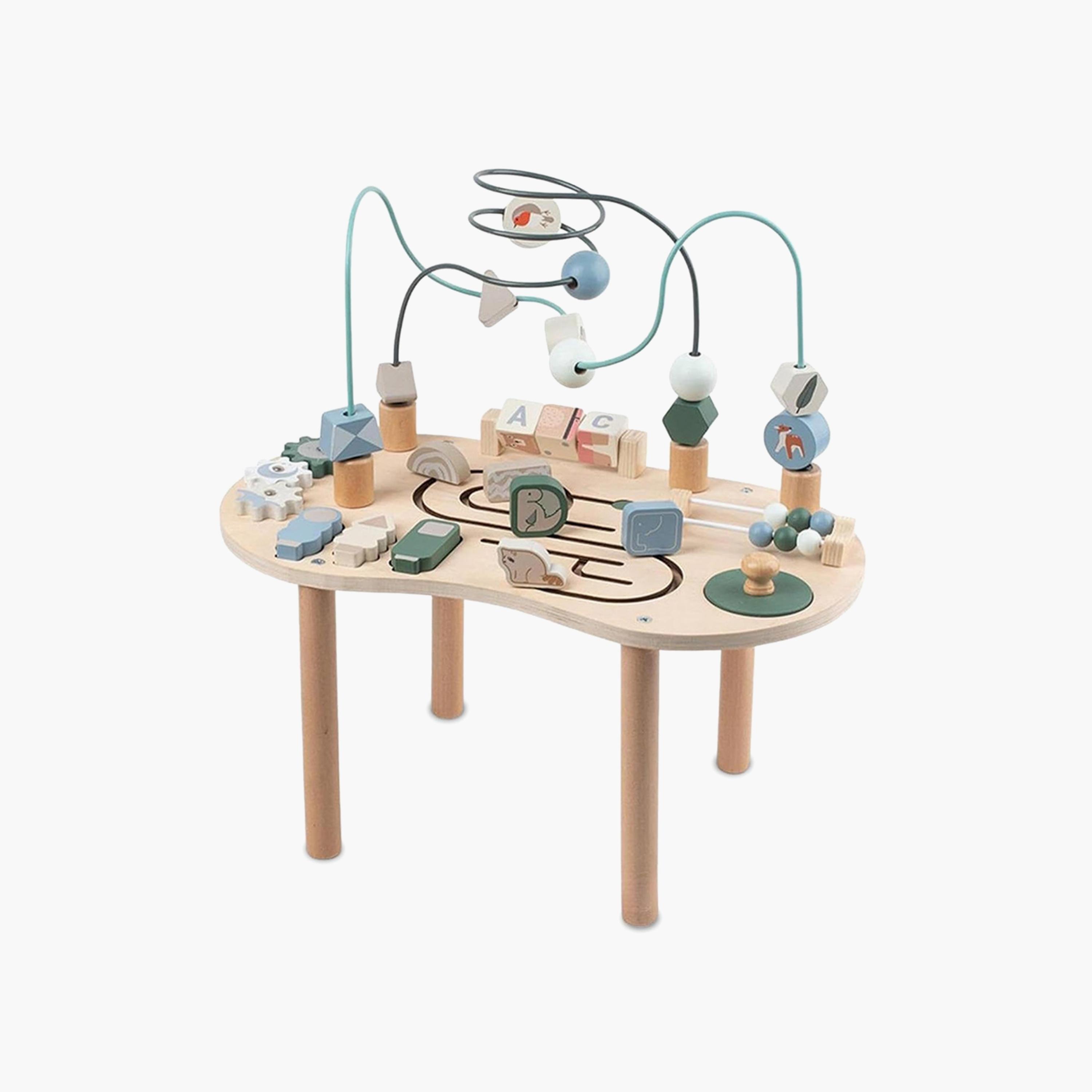 Little Story Wooden Activity Table - Multicolour-toys-outdoor-playhousesandplayards-image-1