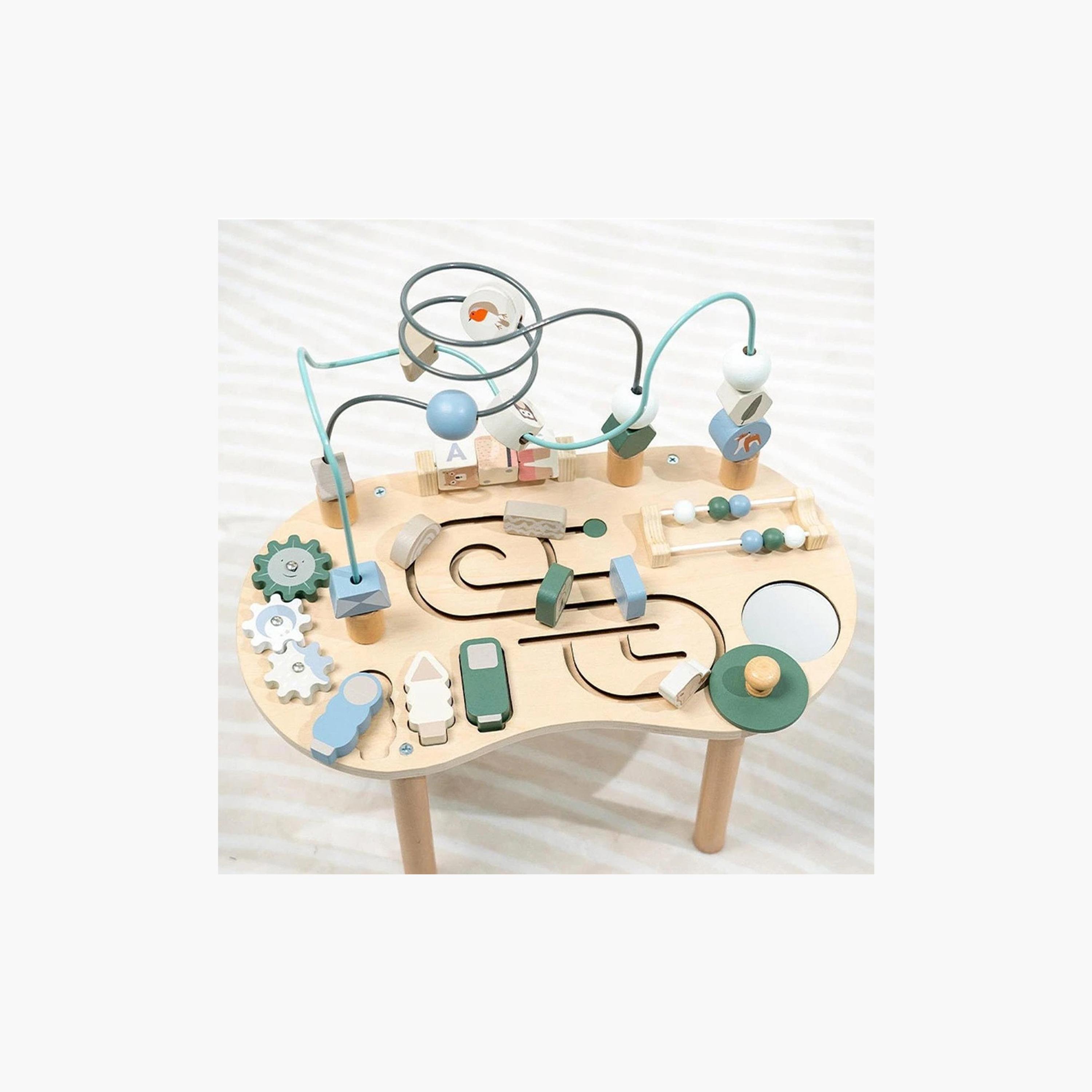 Little Story Wooden Activity Table - Multicolour-toys-outdoor-playhousesandplayards-image-4