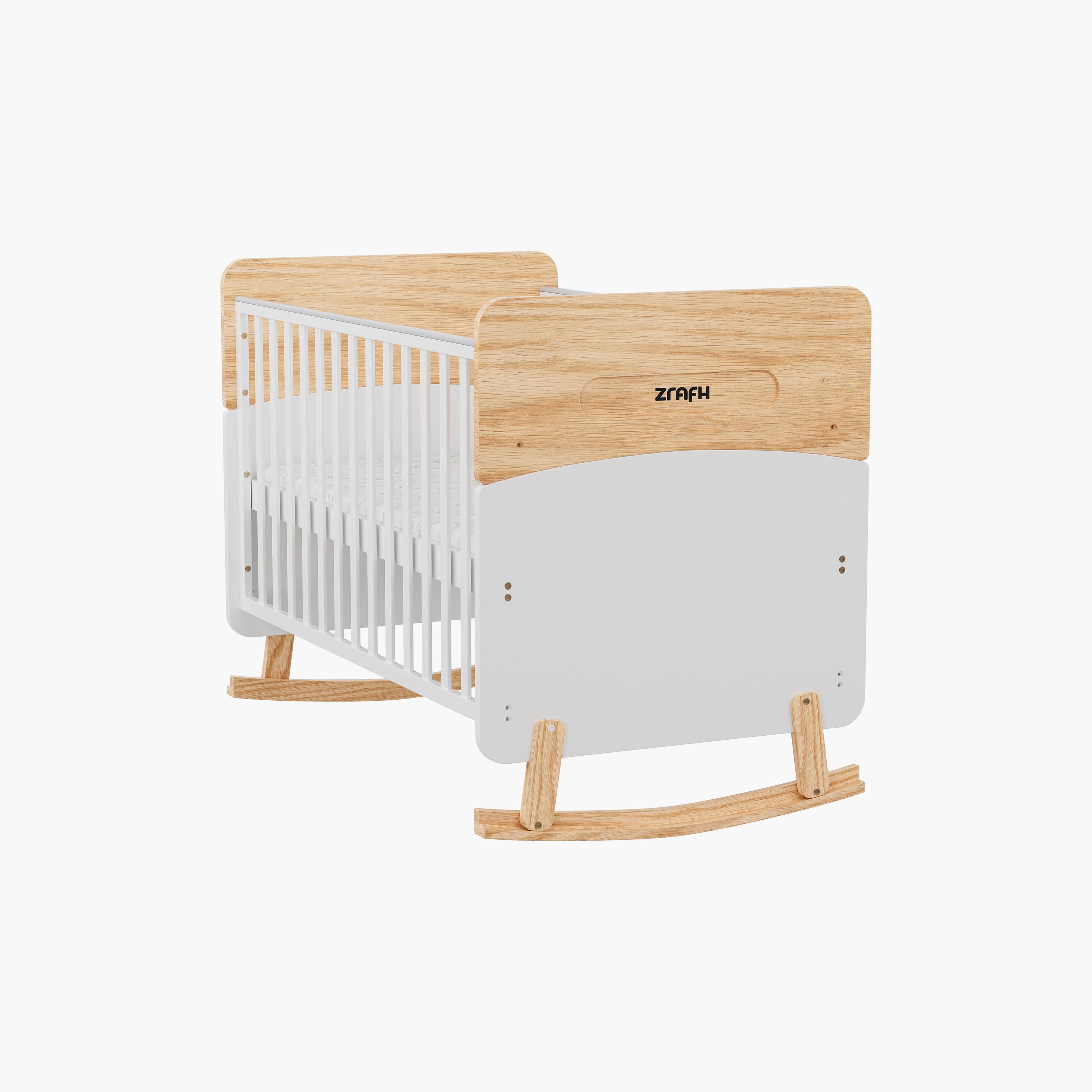 Zrafh Wooden Convertible Baby Crib to Toddler Bed with Mosquito Net-baby-nursery-furniture-cribsandbeds-babycribs-image-13