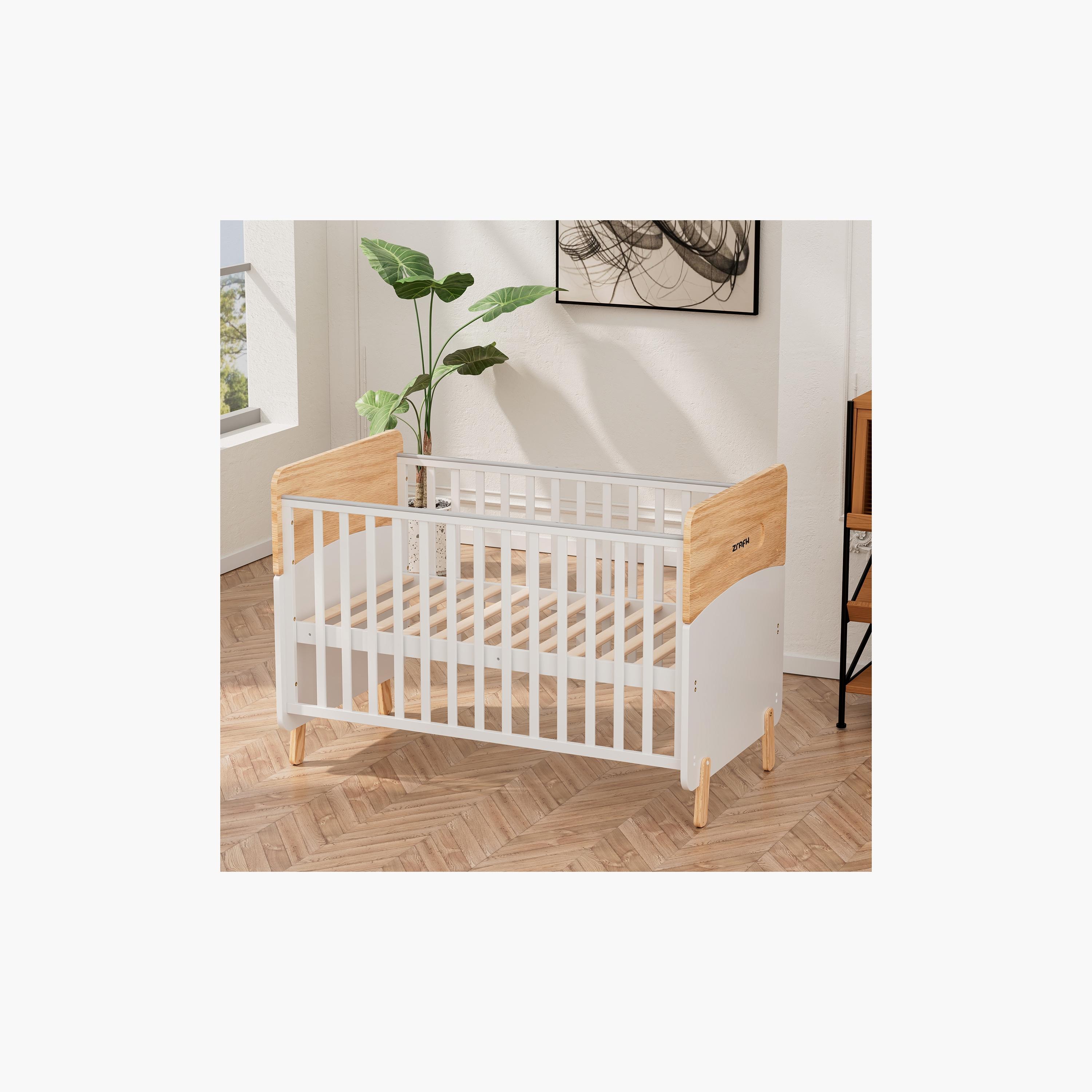 Zrafh Wooden Convertible Baby Crib to Toddler Bed with Mosquito Net-baby-nursery-furniture-cribsandbeds-babycribs-image-6