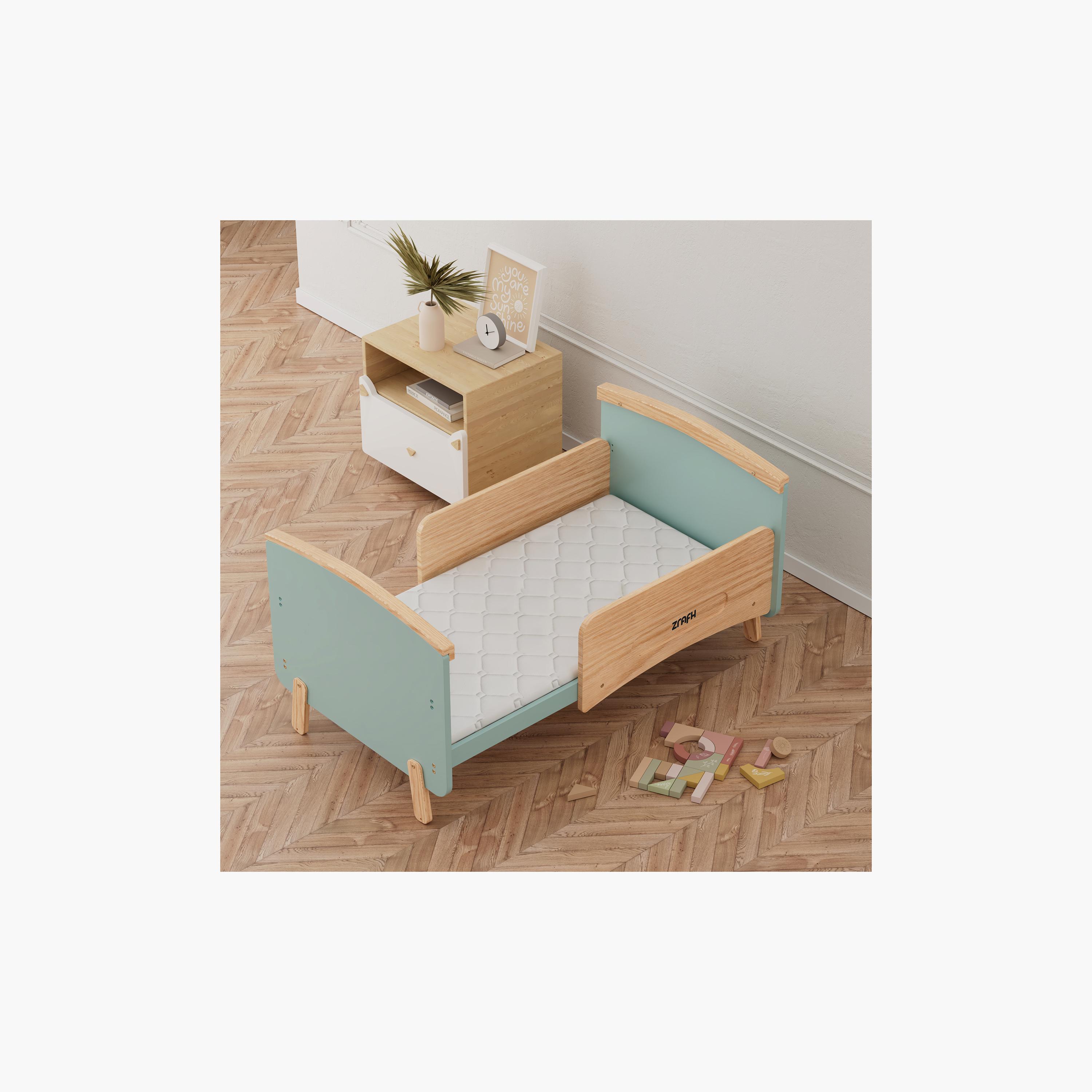 Zrafh Wooden Convertible Baby Crib to Toddler Bed with Mosquito Net-baby-nursery-furniture-cribsandbeds-babycribs-image-11