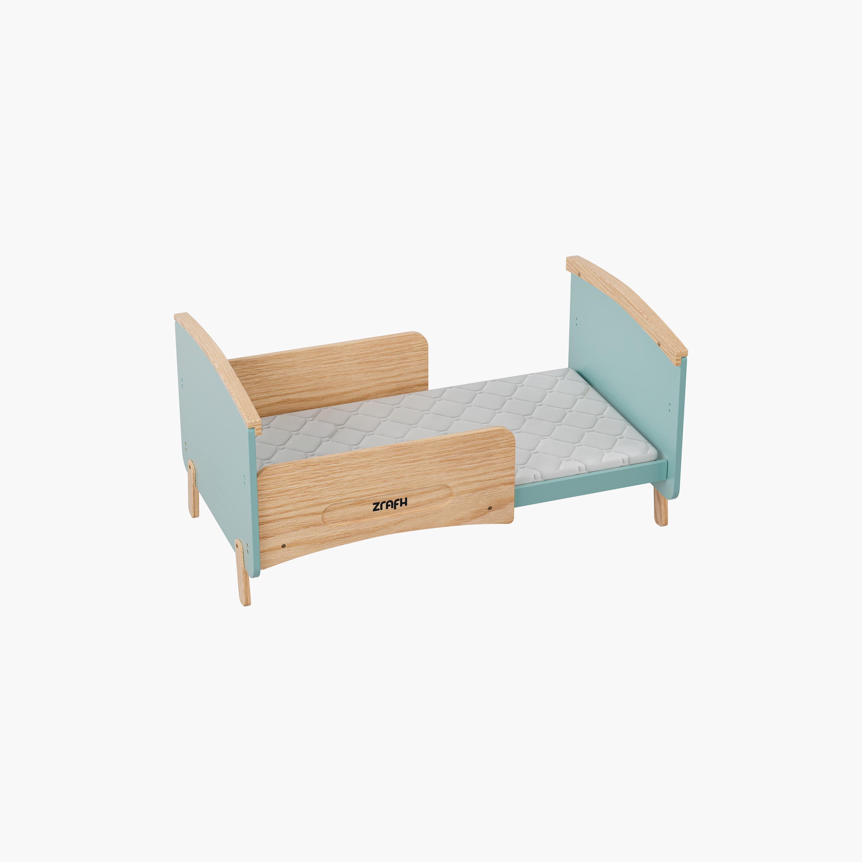 Zrafh Wooden Convertible Baby Crib to Toddler Bed with Mosquito Net-baby-nursery-furniture-cribsandbeds-babycribs-image-12