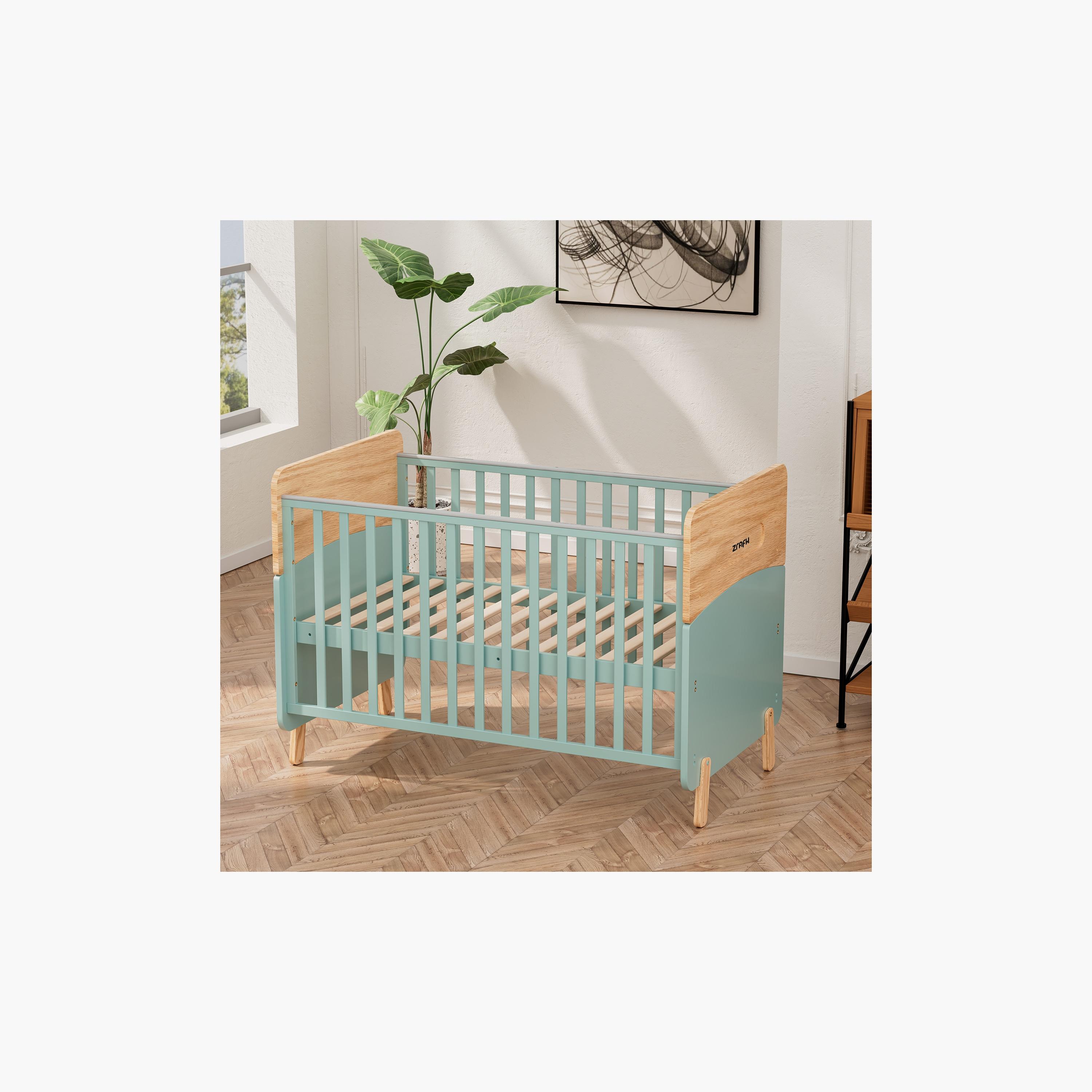 Zrafh Wooden Convertible Baby Crib to Toddler Bed with Mosquito Net-baby-nursery-furniture-cribsandbeds-babycribs-image-5