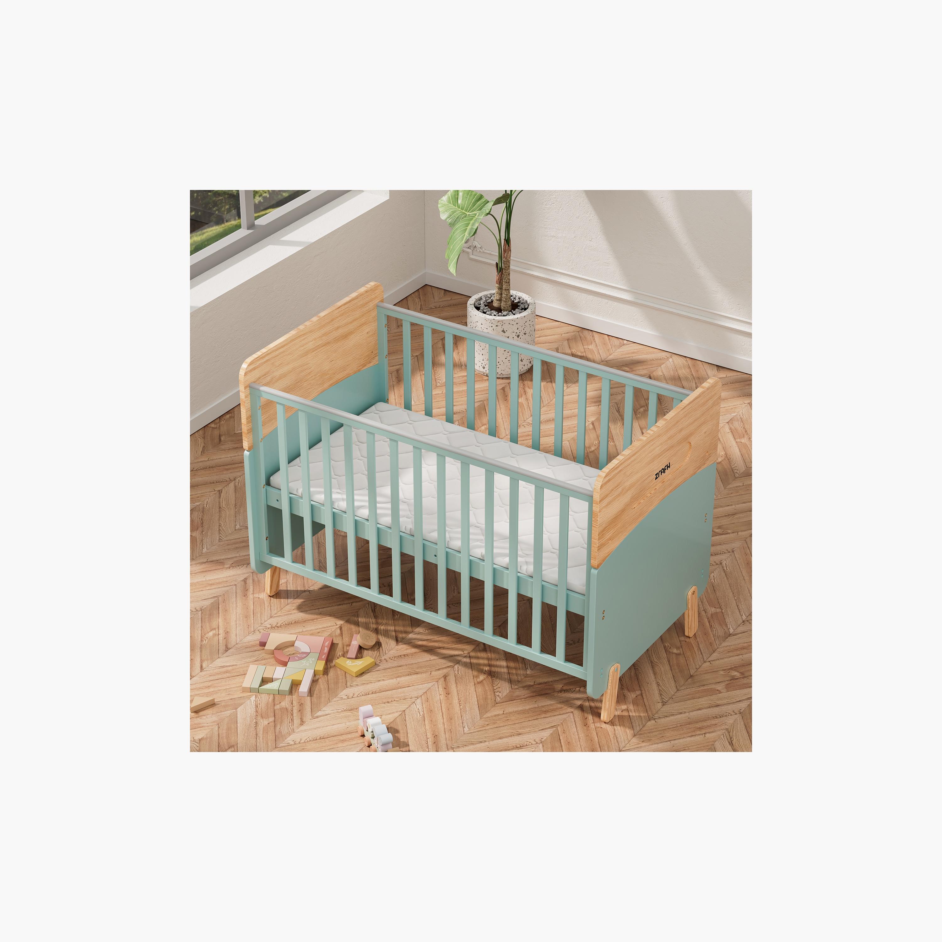 Zrafh Wooden Convertible Baby Crib to Toddler Bed with Mosquito Net-baby-nursery-furniture-cribsandbeds-babycribs-image-7