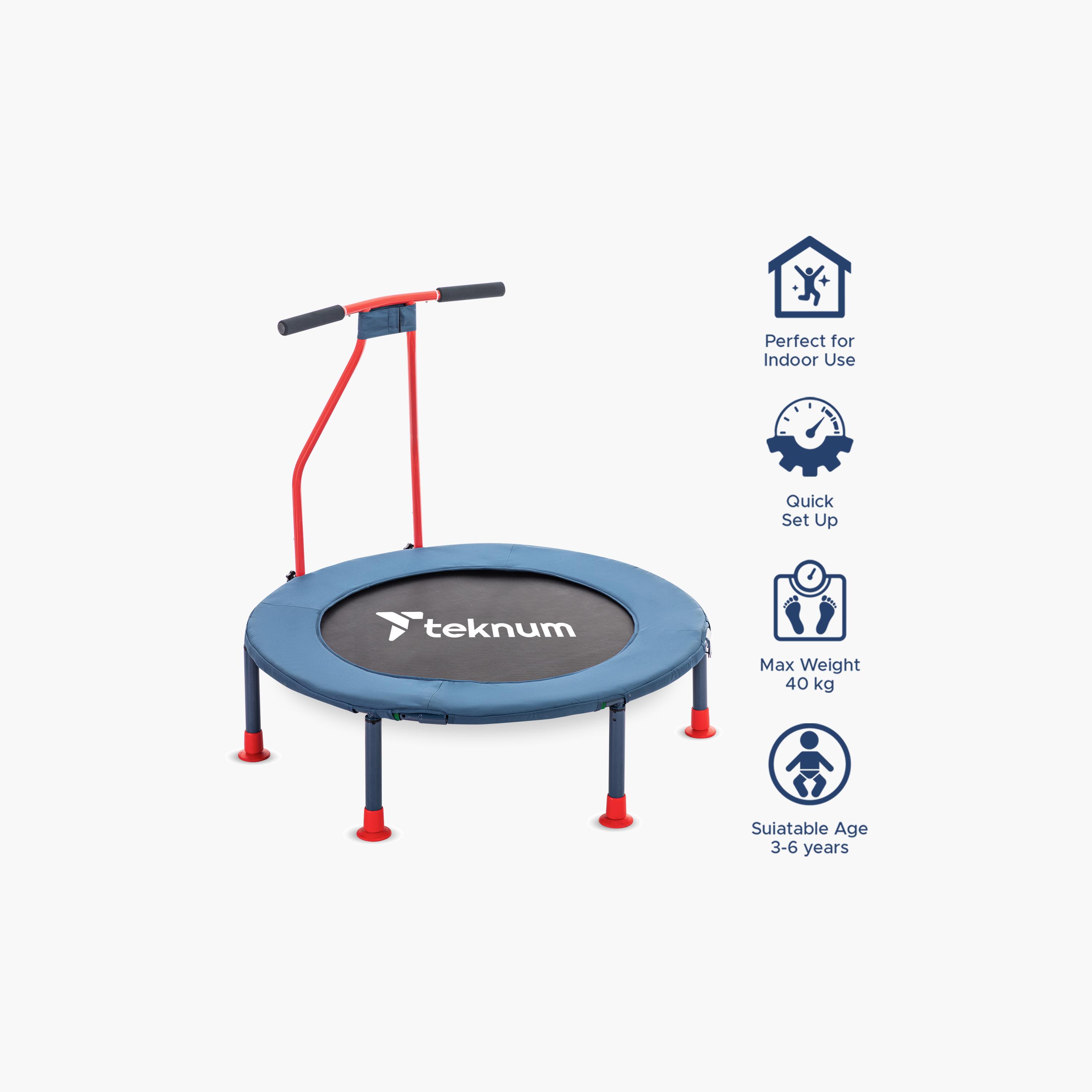 Teknum Trampoline Bounce - Blue-toys-outdoor-playhousesandplayards-image-3