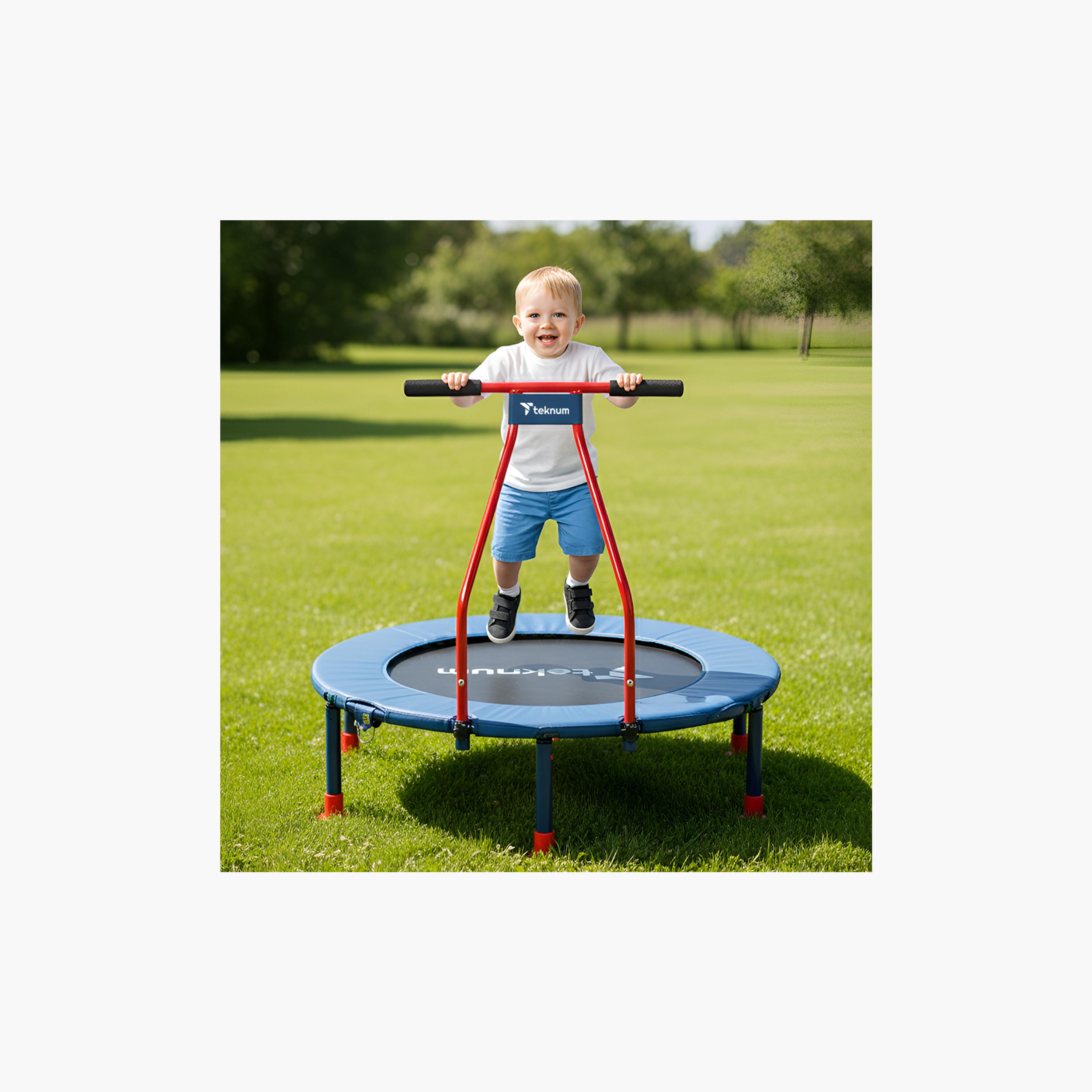 Teknum Trampoline Bounce - Blue-toys-outdoor-playhousesandplayards-image-6