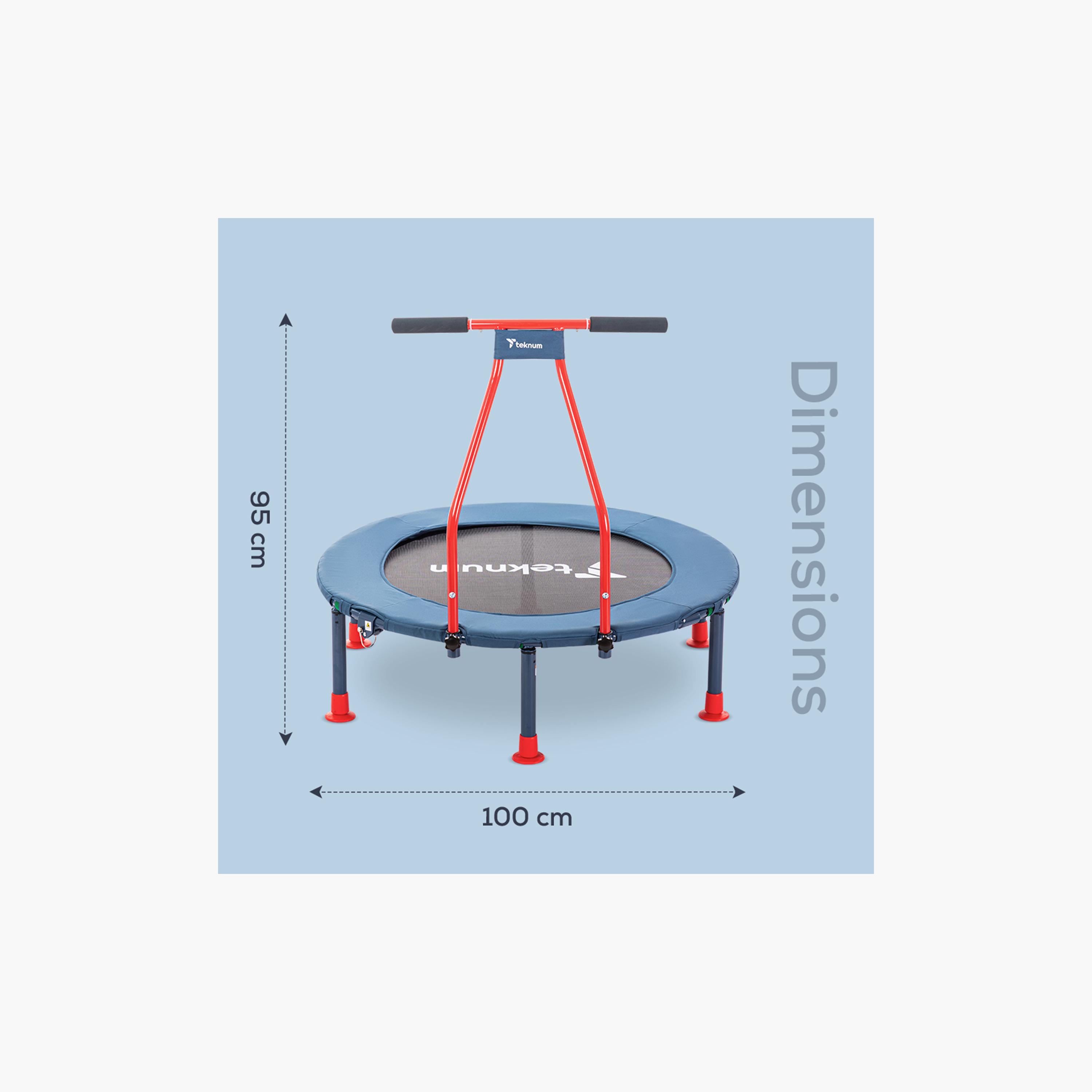 Teknum Trampoline Bounce - Blue-toys-outdoor-playhousesandplayards-image-7