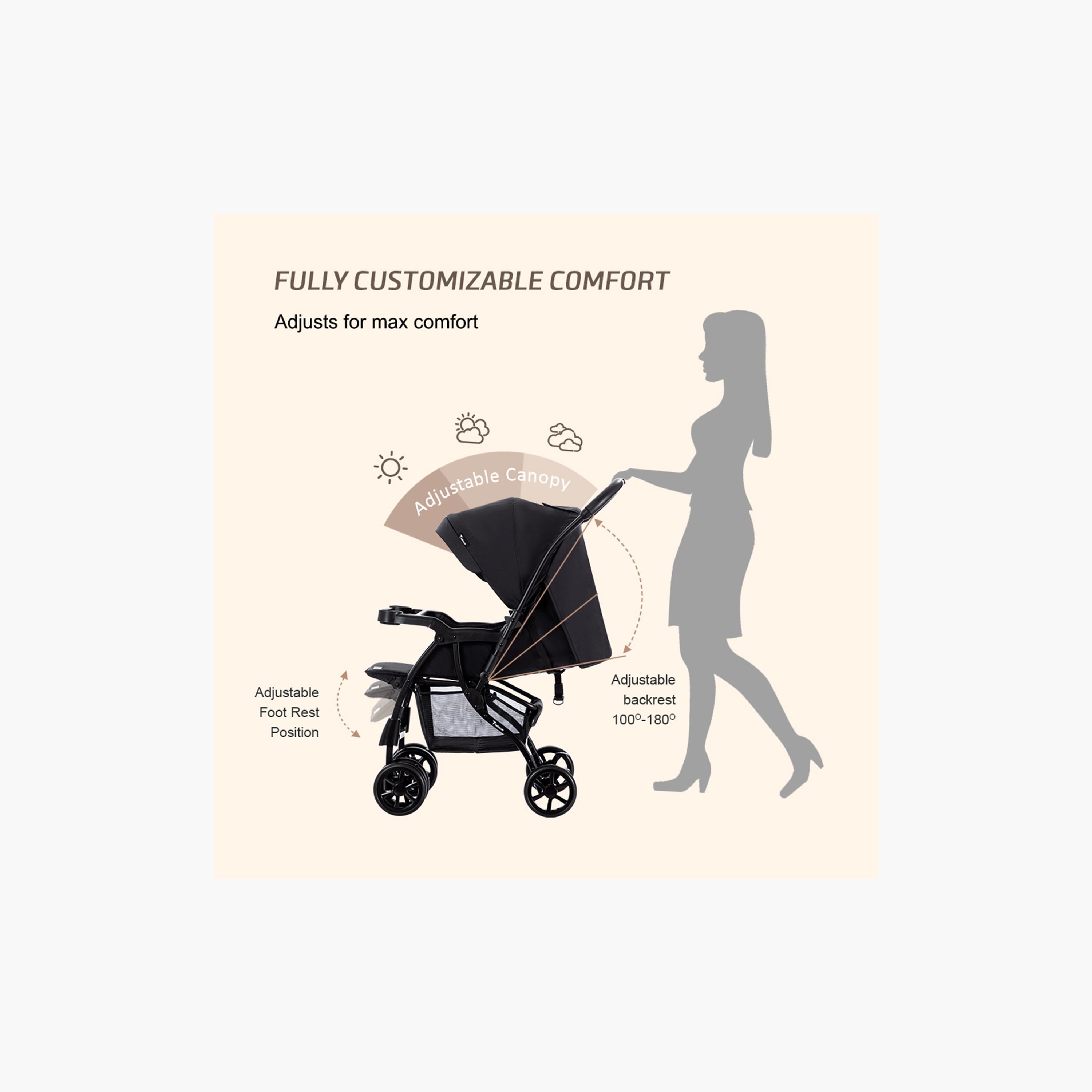 Teknum Look at Me Reversible 2 Stroller-baby-gear-strollersandprams-strollers-image-12