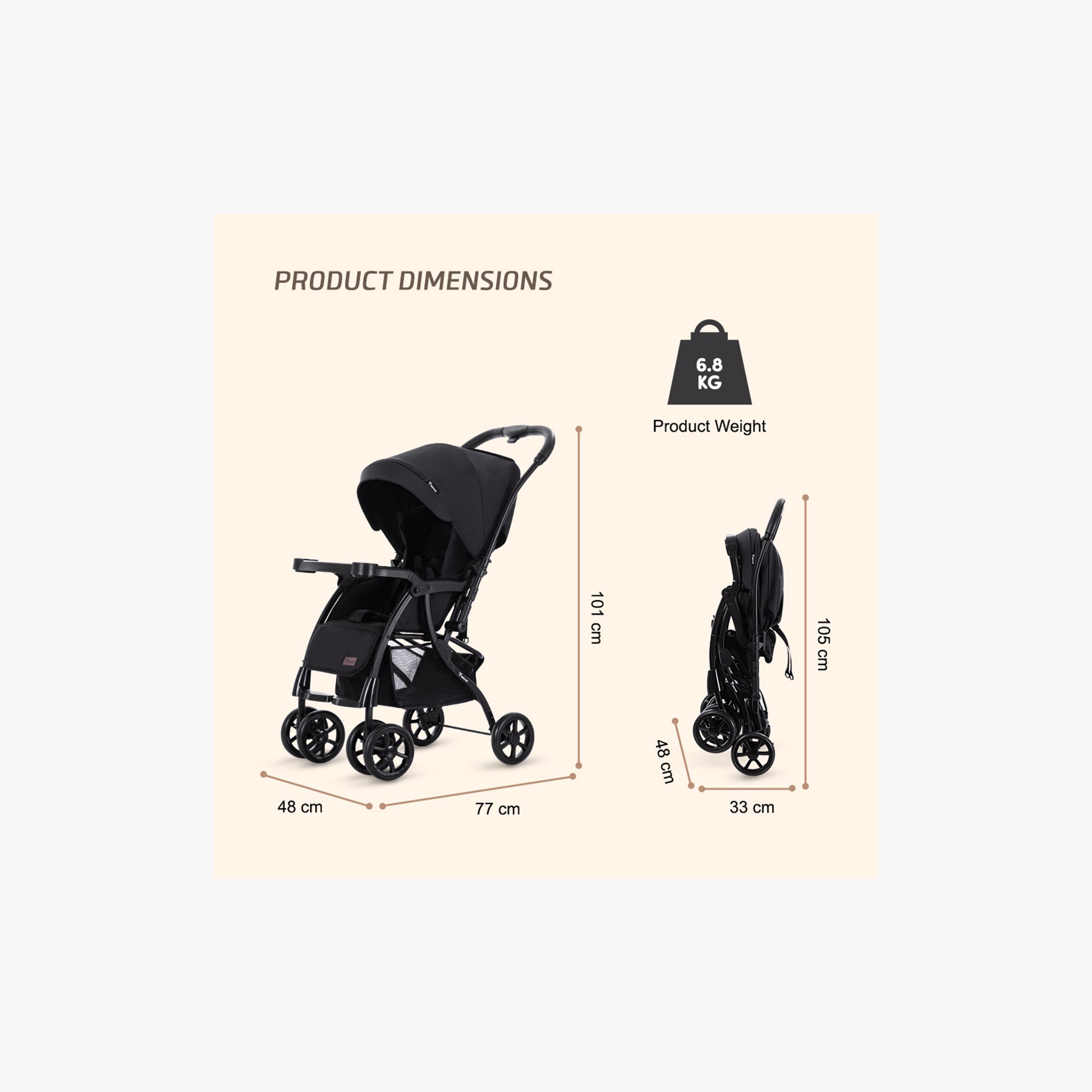 Teknum Look at Me Reversible 2 Stroller-baby-gear-strollersandprams-strollers-image-18