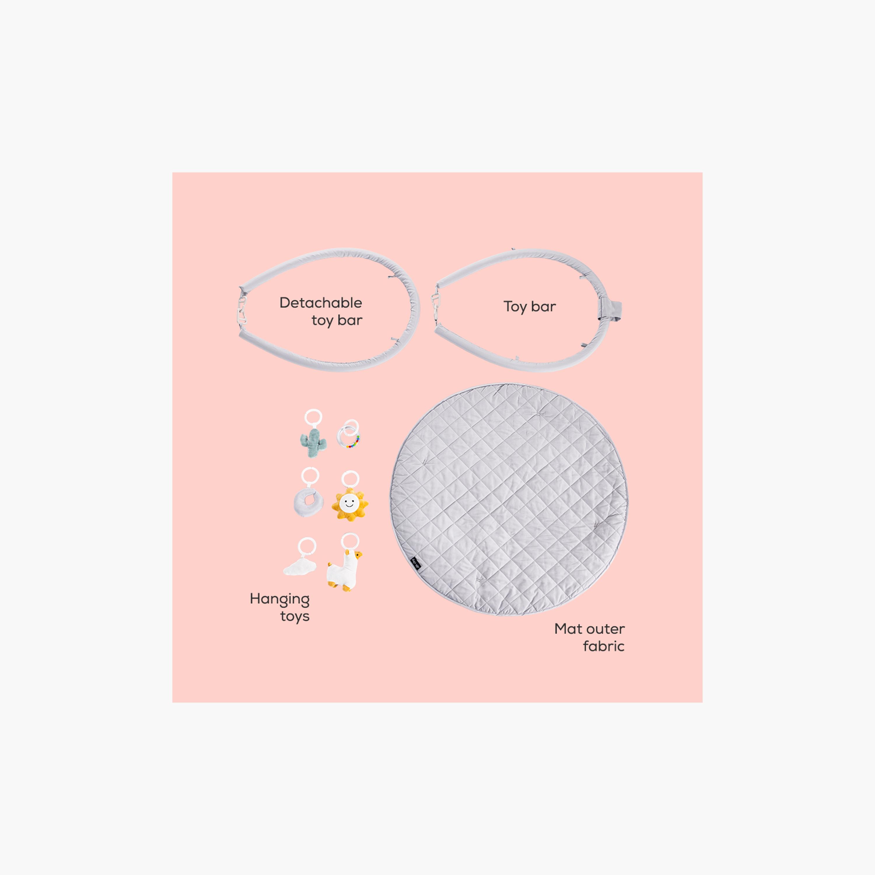 Little Story Baby Play Mat with Hanging Toys-baby-infantactivity-playpensandplaymats-image-7