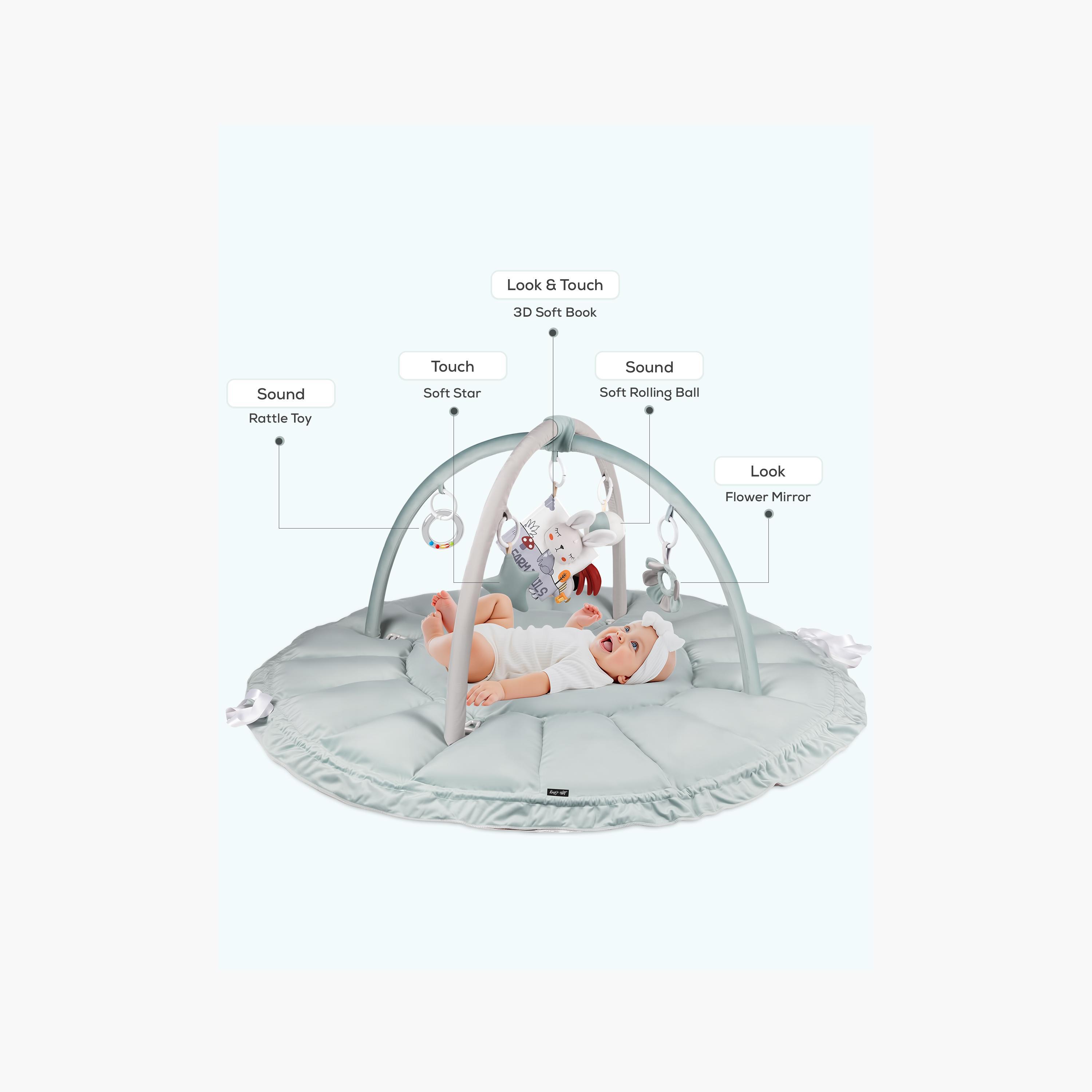 سجادة لعب 5 في 1 للأطفال مع ألعاب معلقة من ليتل ستوري-baby-infantactivity-playgyms-image-9