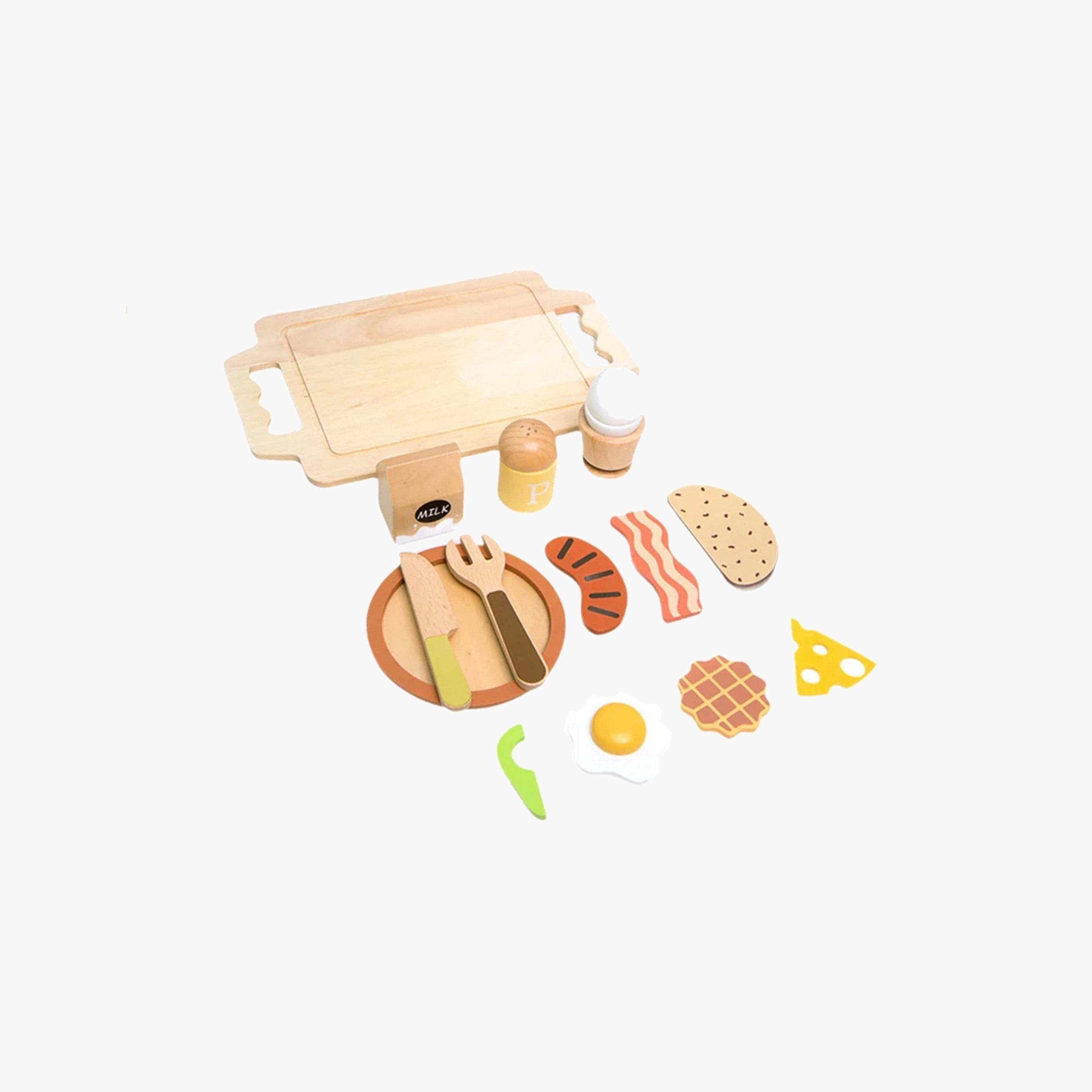 Little Angel Wooden Breakfast Pretend Playset-toys-roleplay-kitchensets-image-6